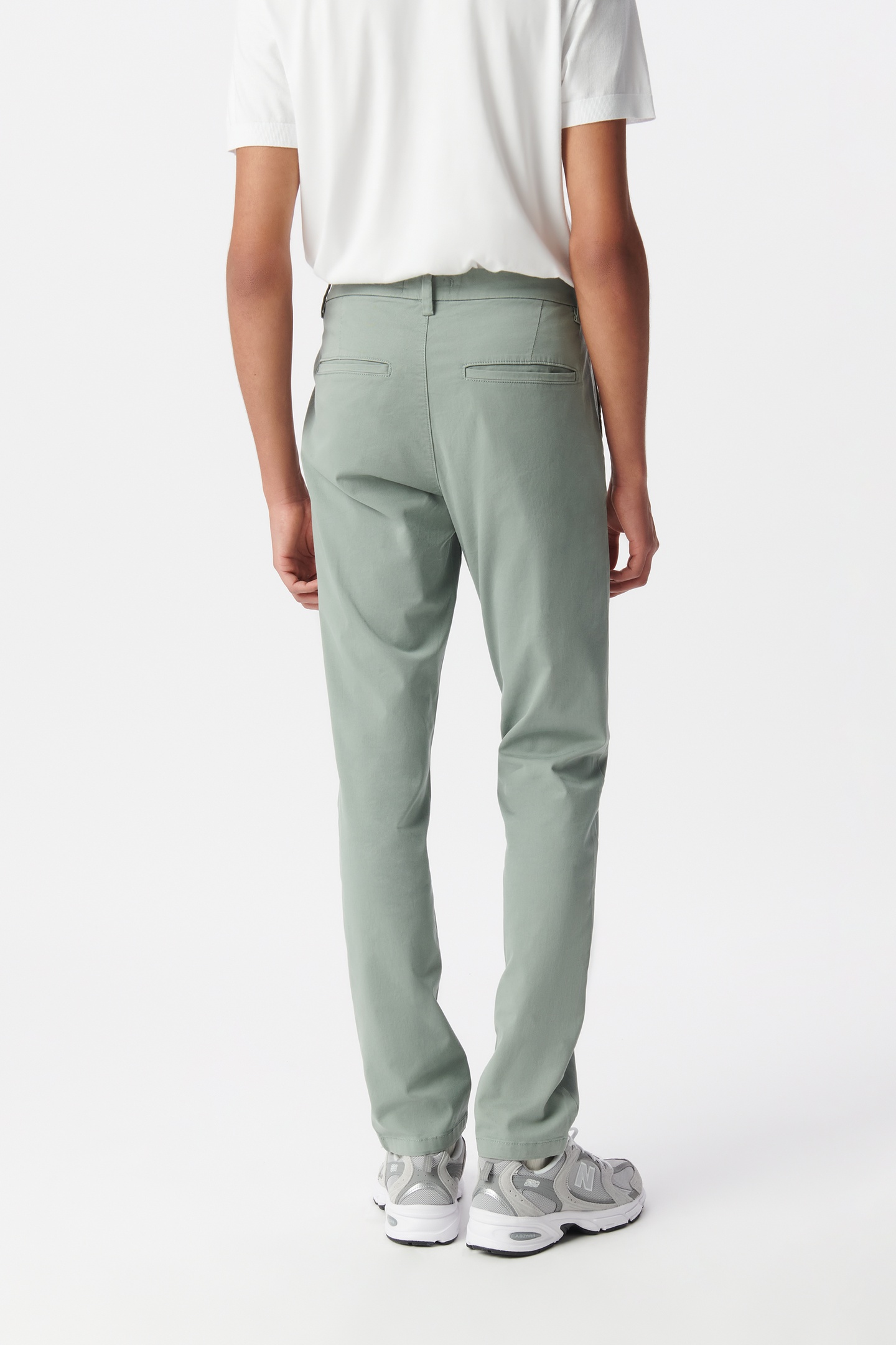 GREY BLUE SLIM CHINOS 2