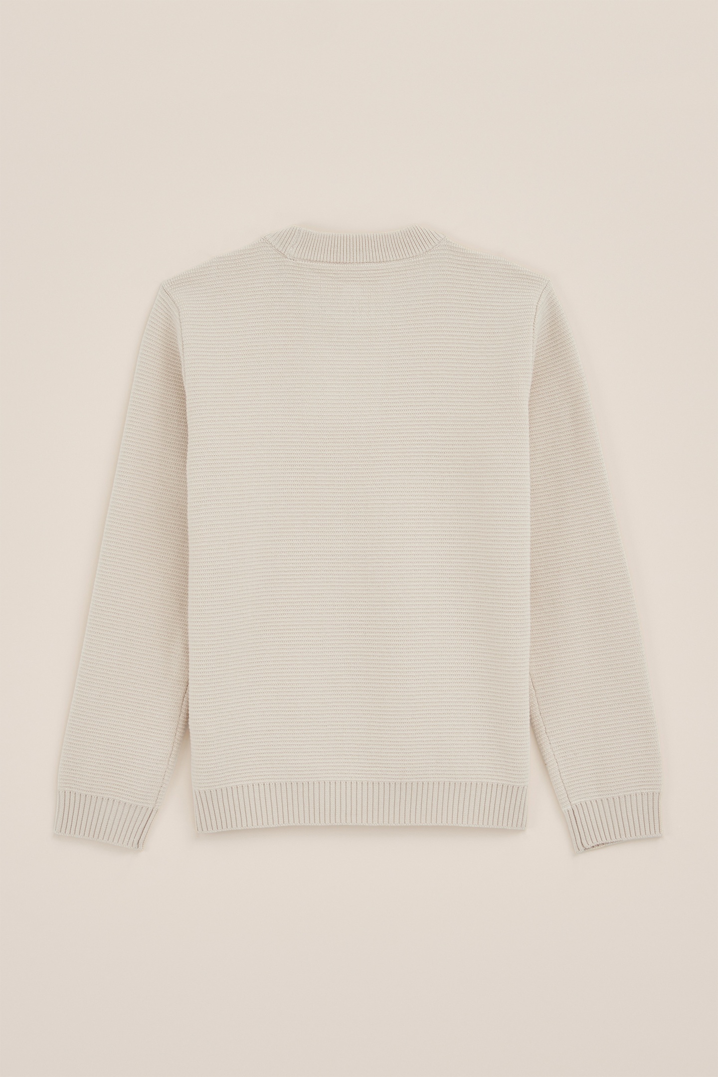 KNITTED PULLOVER BEIGE 4