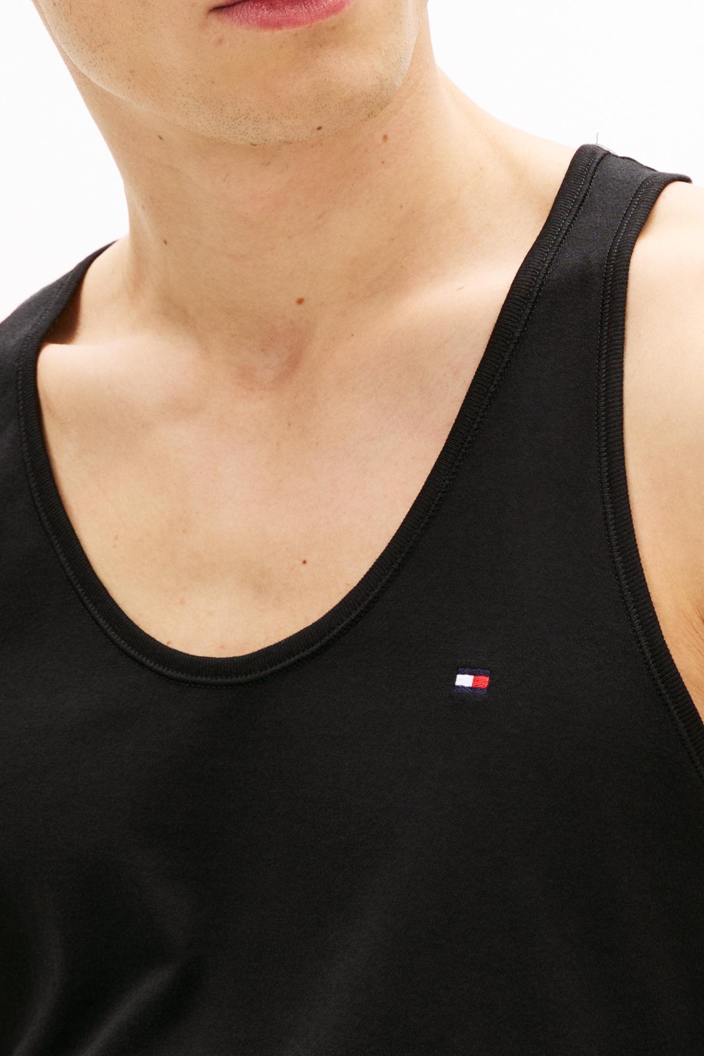3-PACK ROUND NECK TANK TOPS BLACK 11