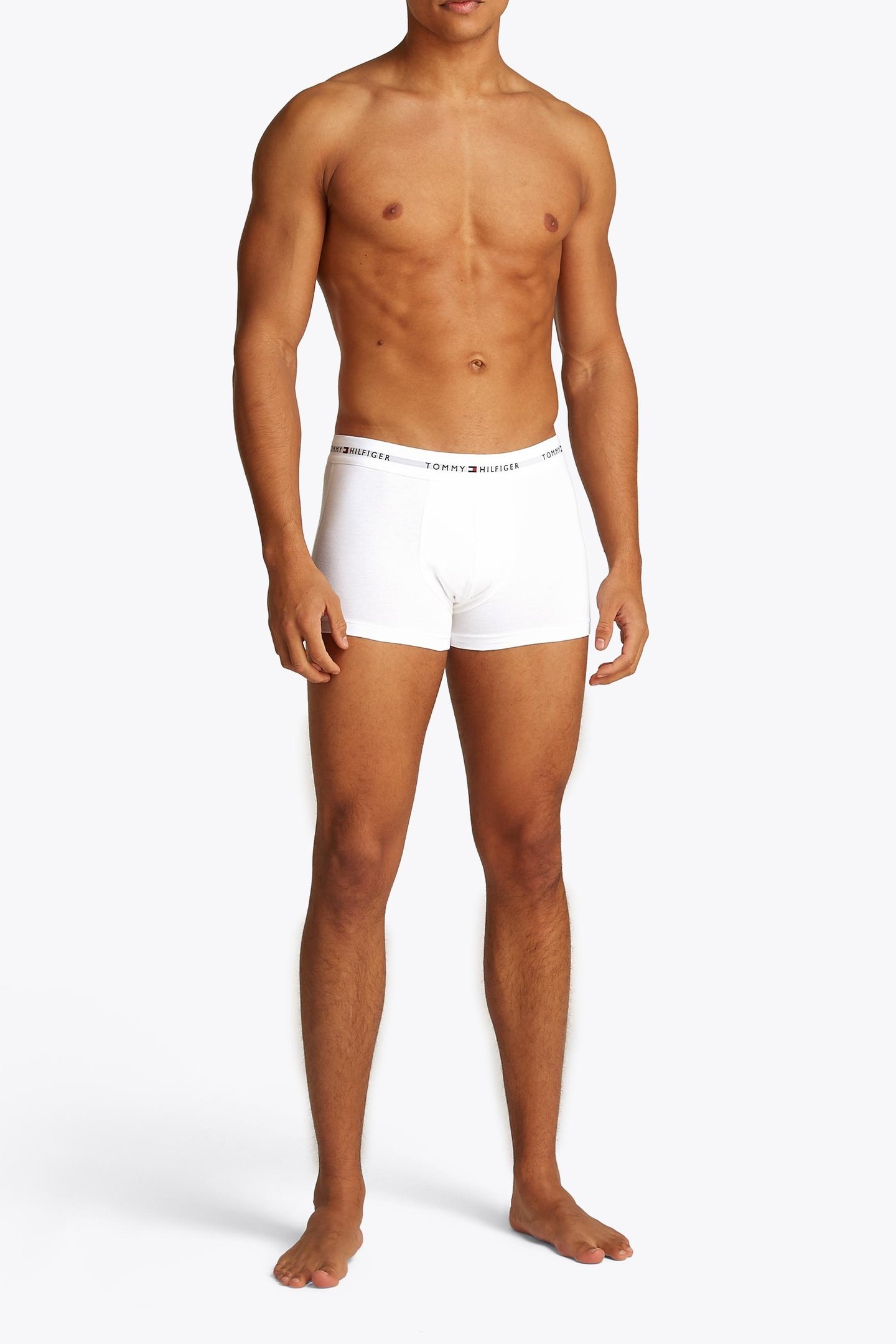 3-PACK LOGO TRUNKS WHITE 3