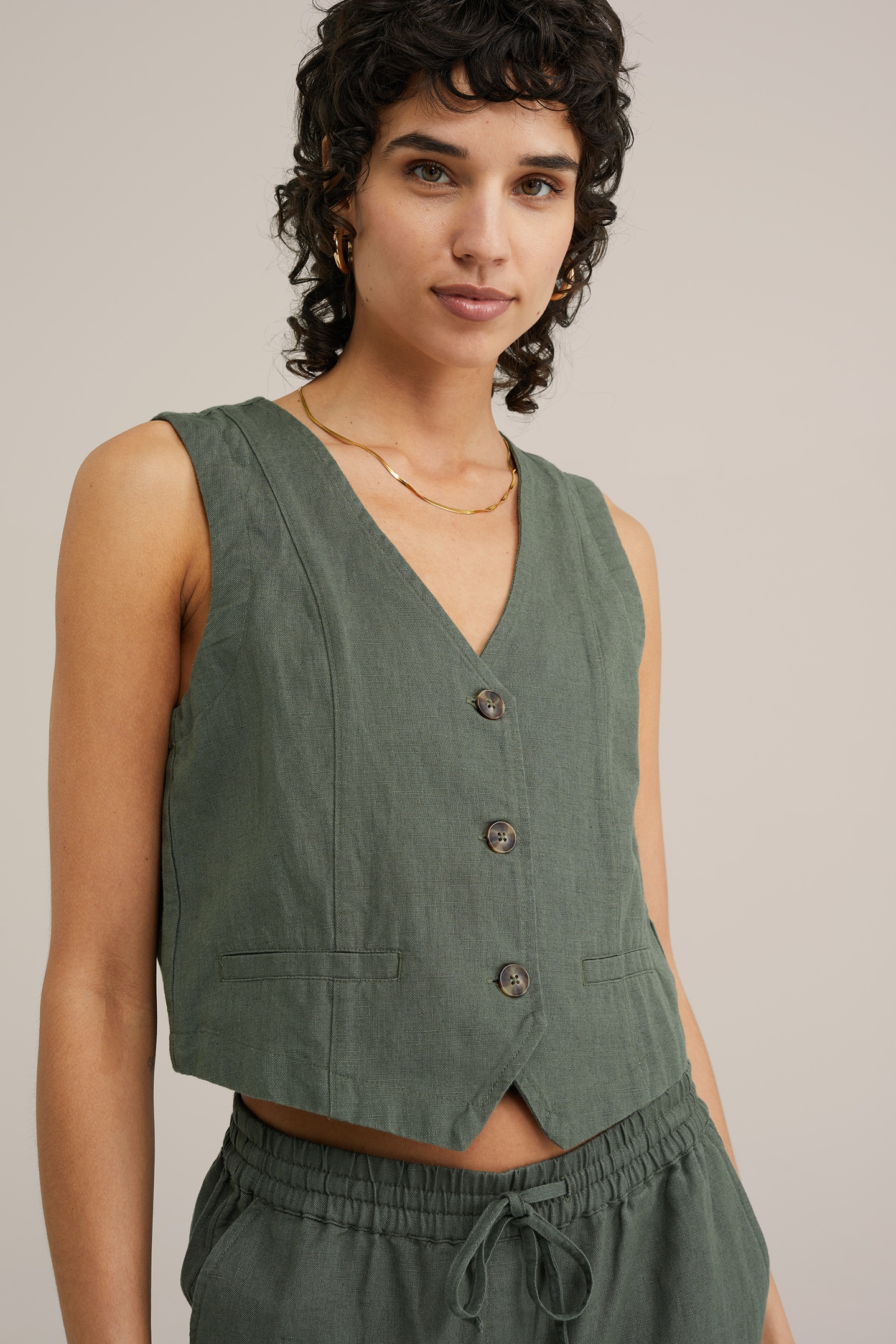 WAISTCOAT DARK GREEN 7