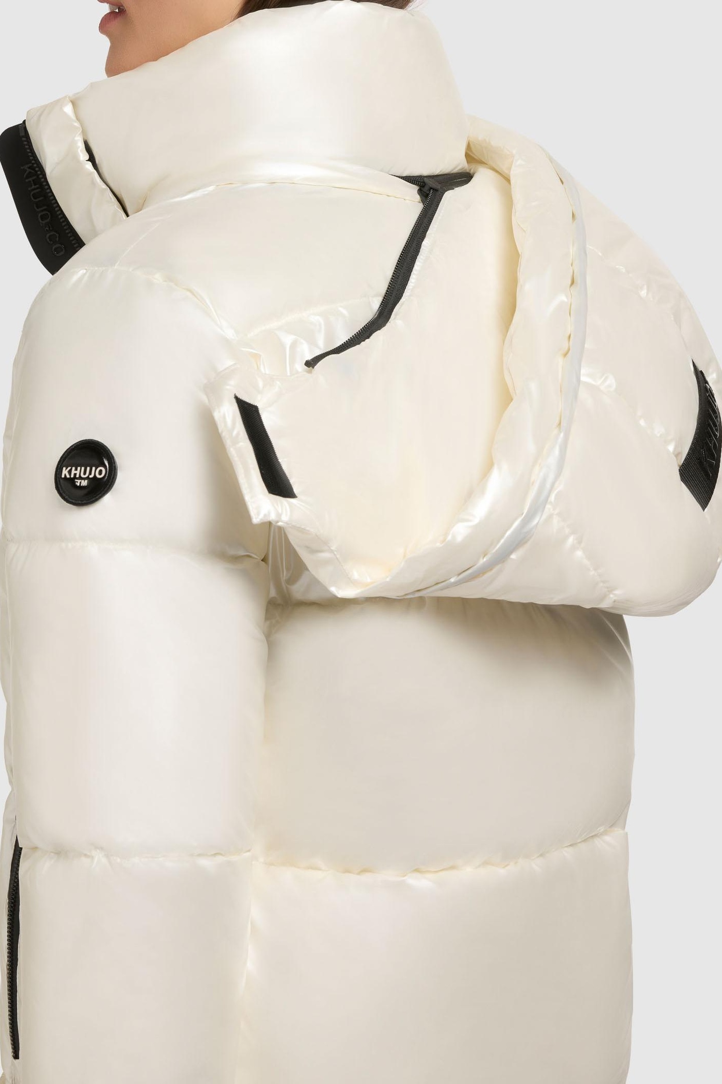 HAYA SHINY JACKET OFF-WHITE 10