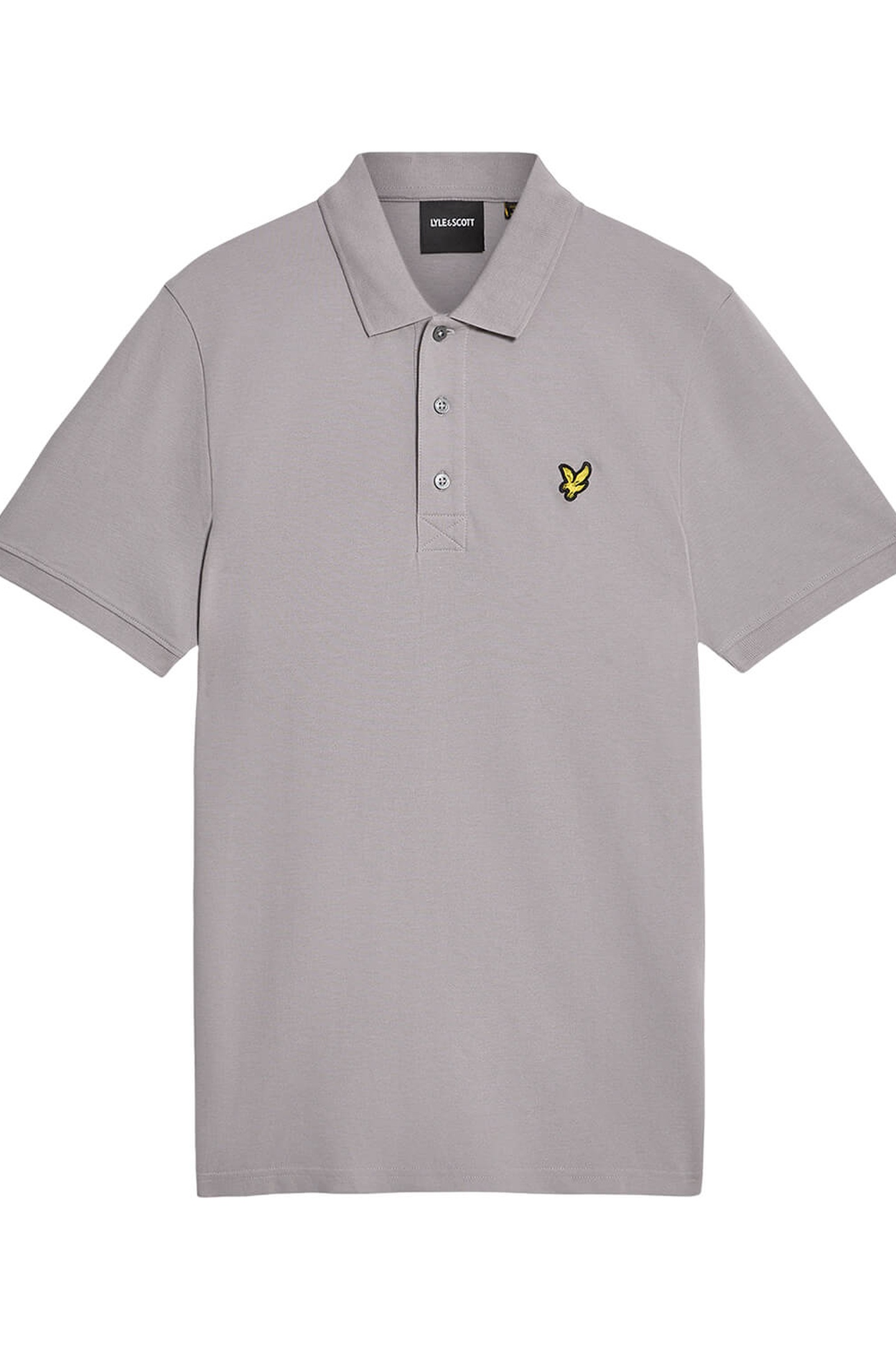 PLAIN POLO SHIRT GULL GREY 4