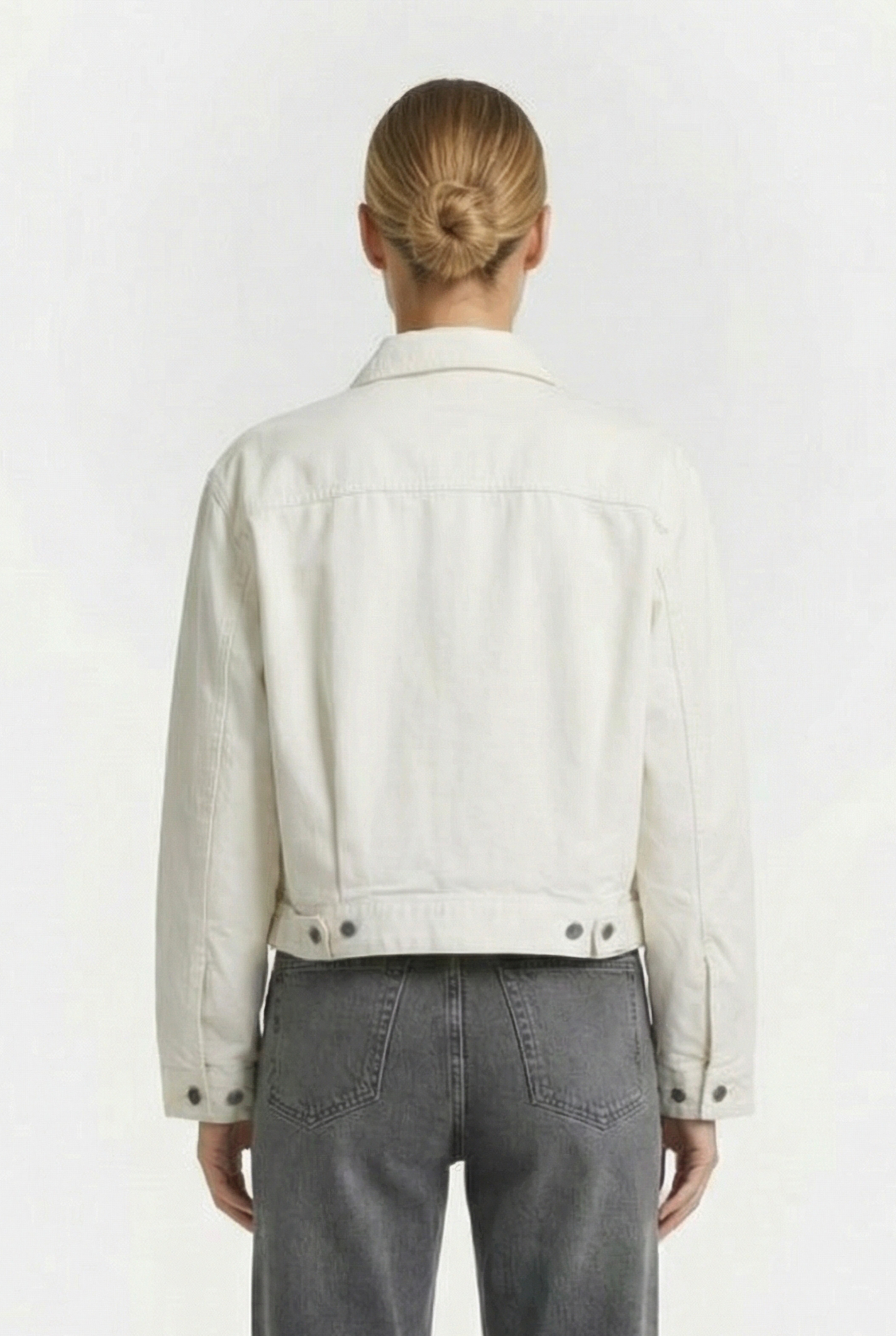 STRAFFORD WASHED CANVAS JACKET VINTAGE WHITE 2
