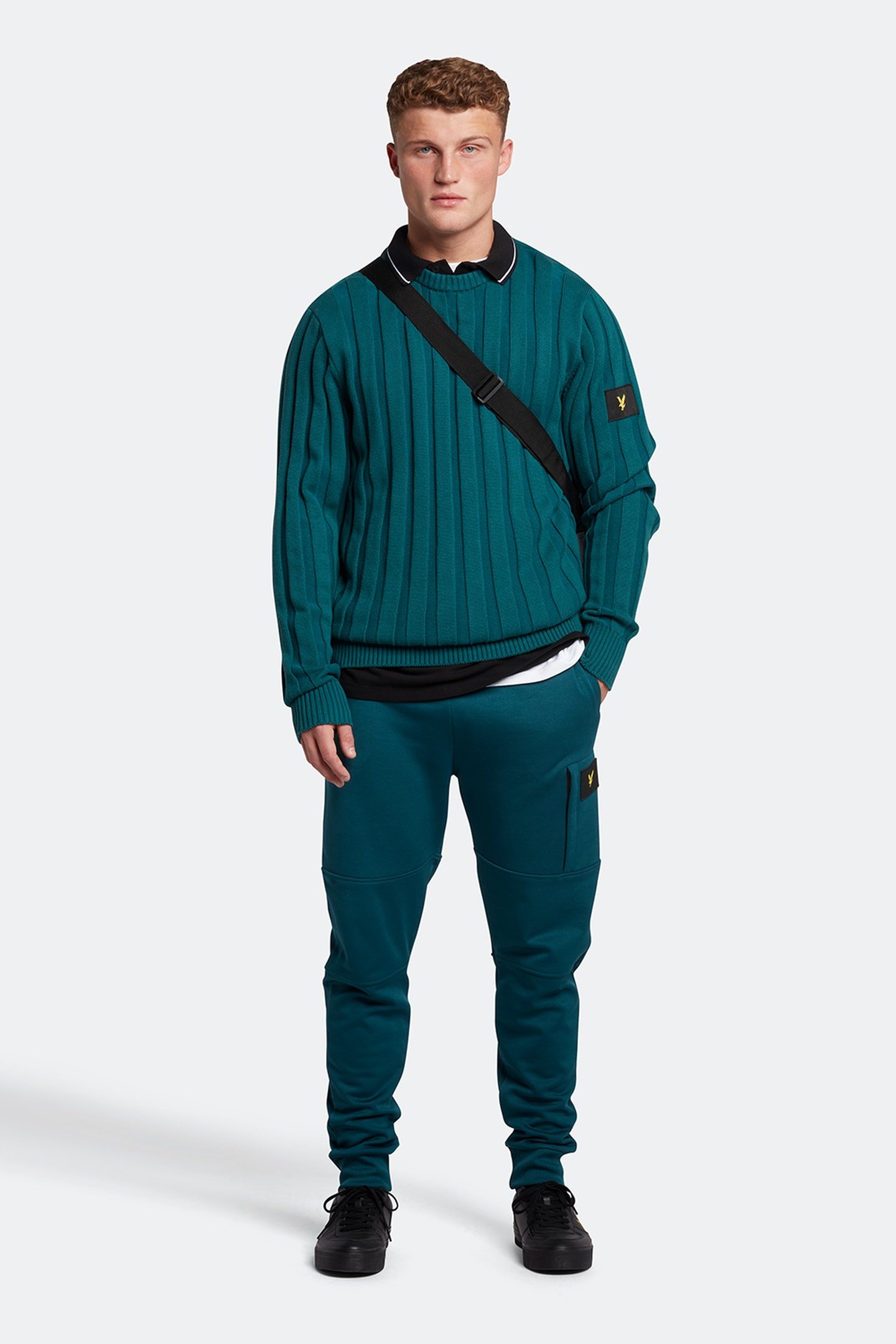 TRICOT POCKET SWEATPANT MALACHITE GREEN 1