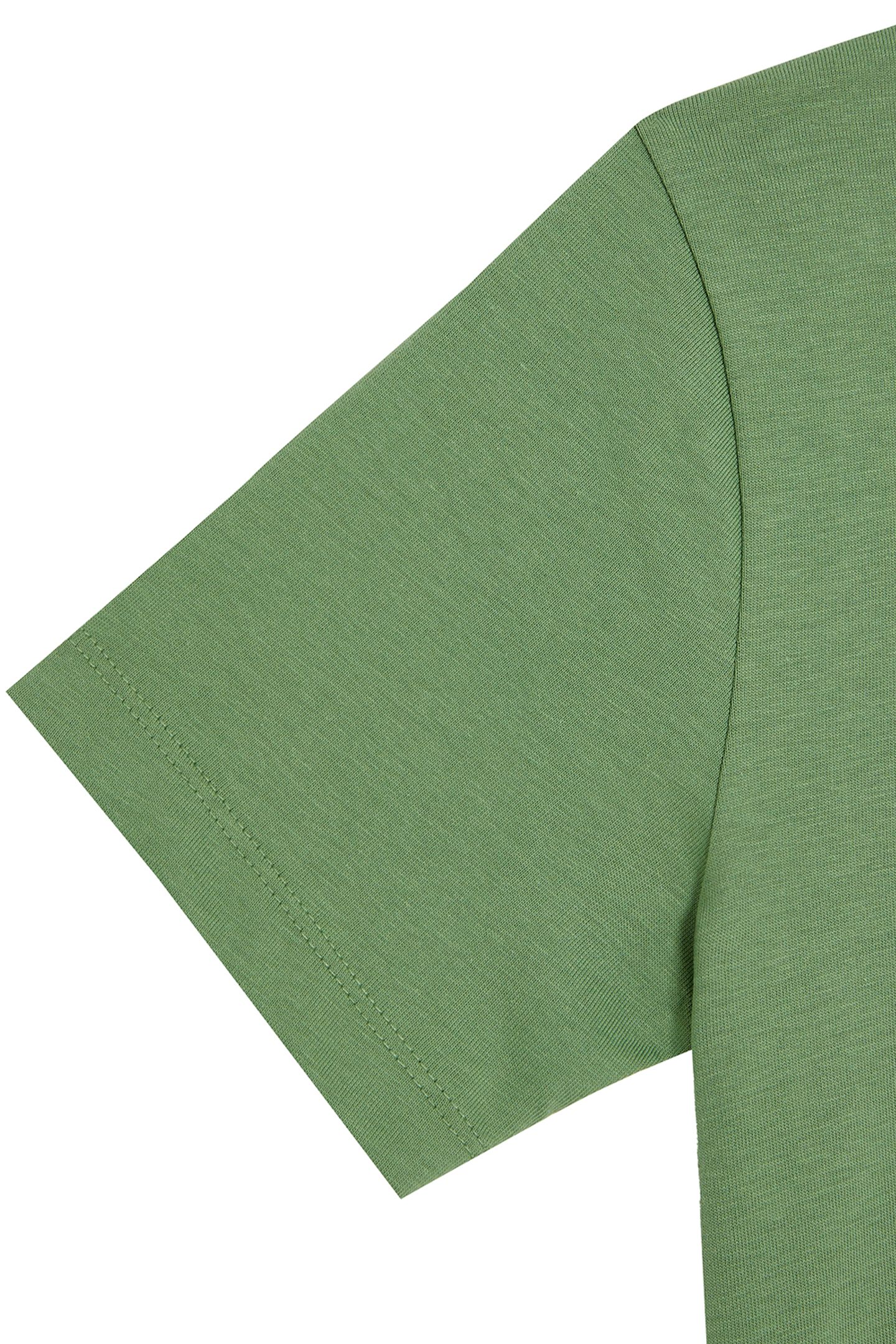 PLAIN T-SHIRT SMOKE GREEN 7
