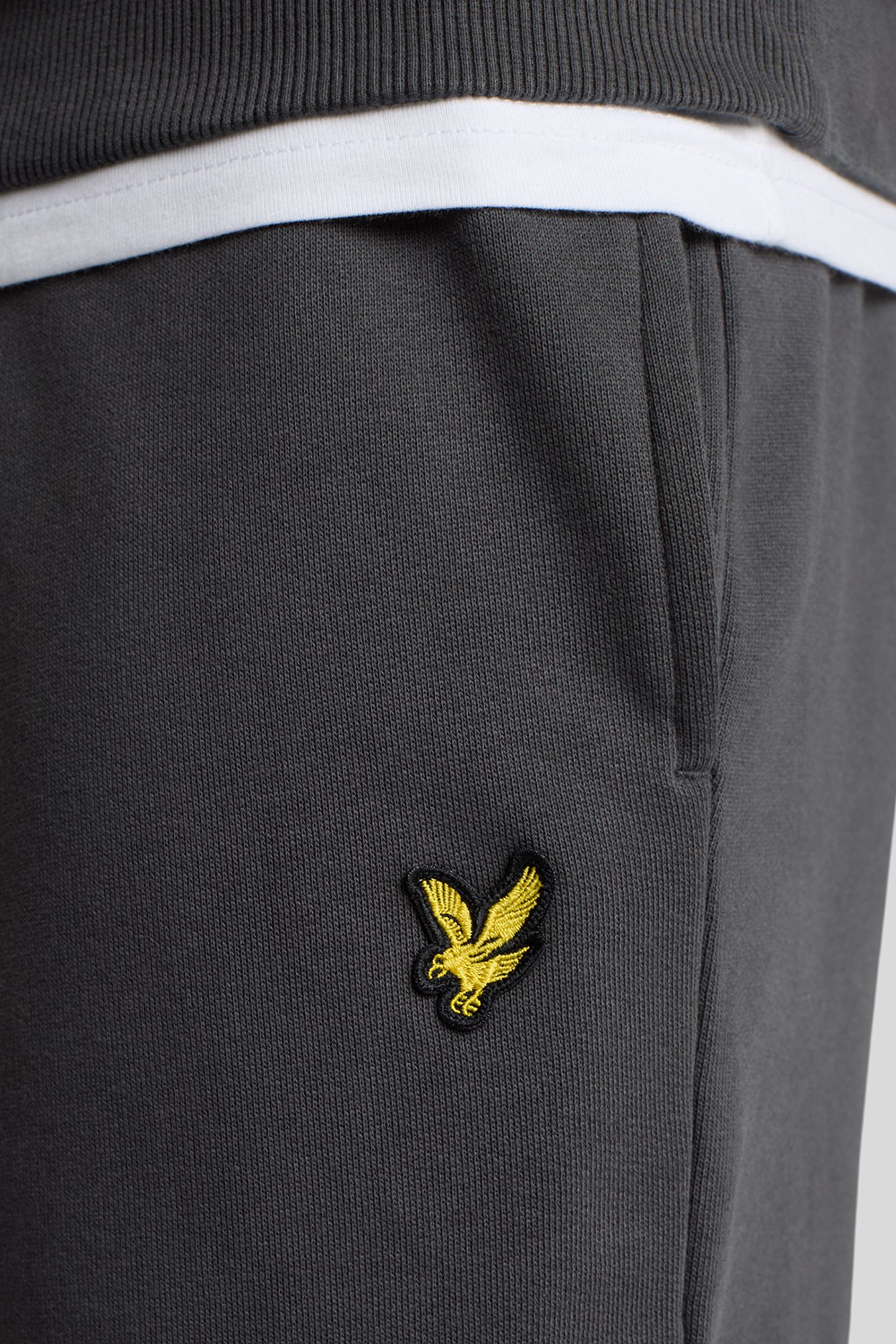 SLIM SWEAT PANT GUNMETAL 5