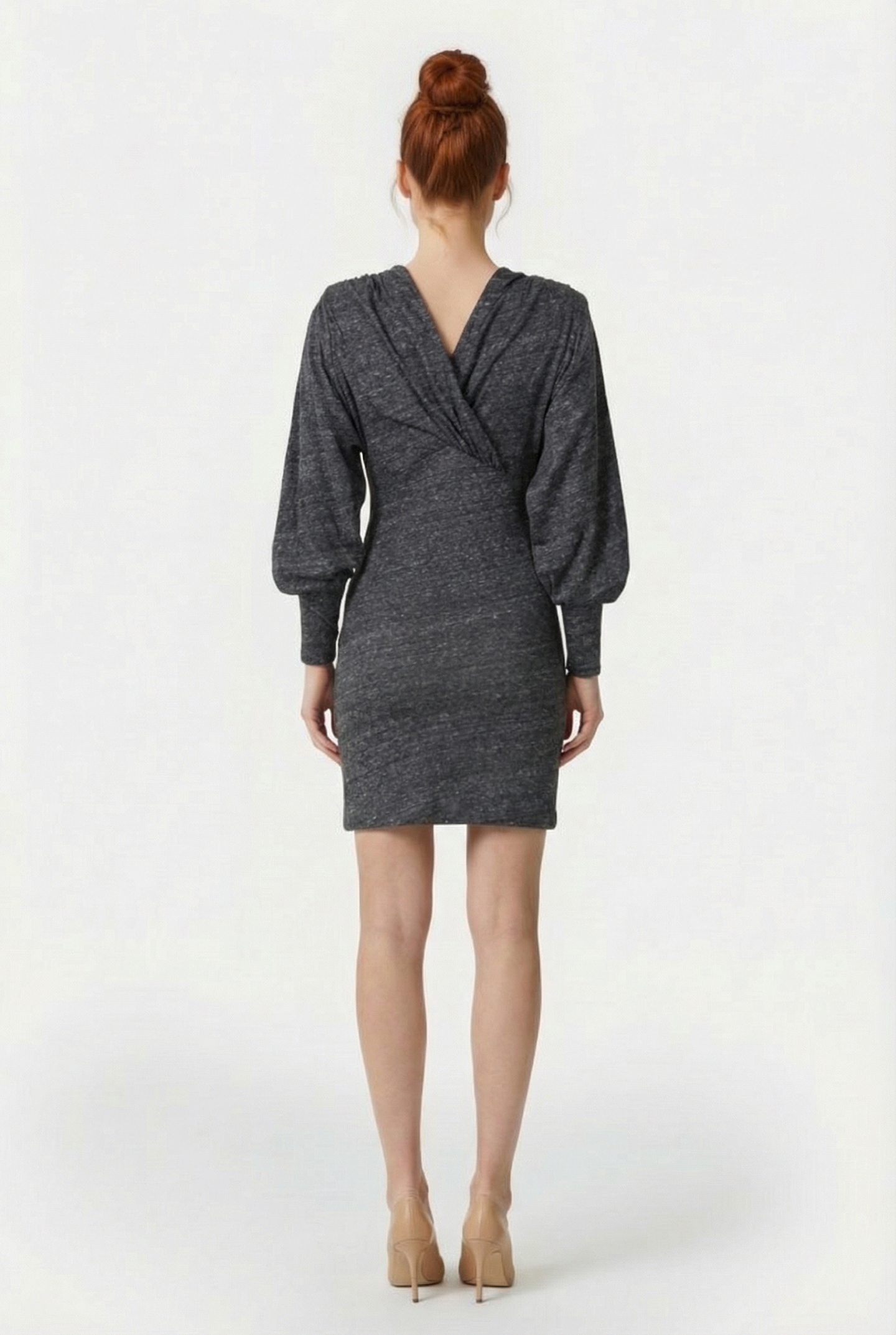 LARRA DRESS MIXED GREY 2