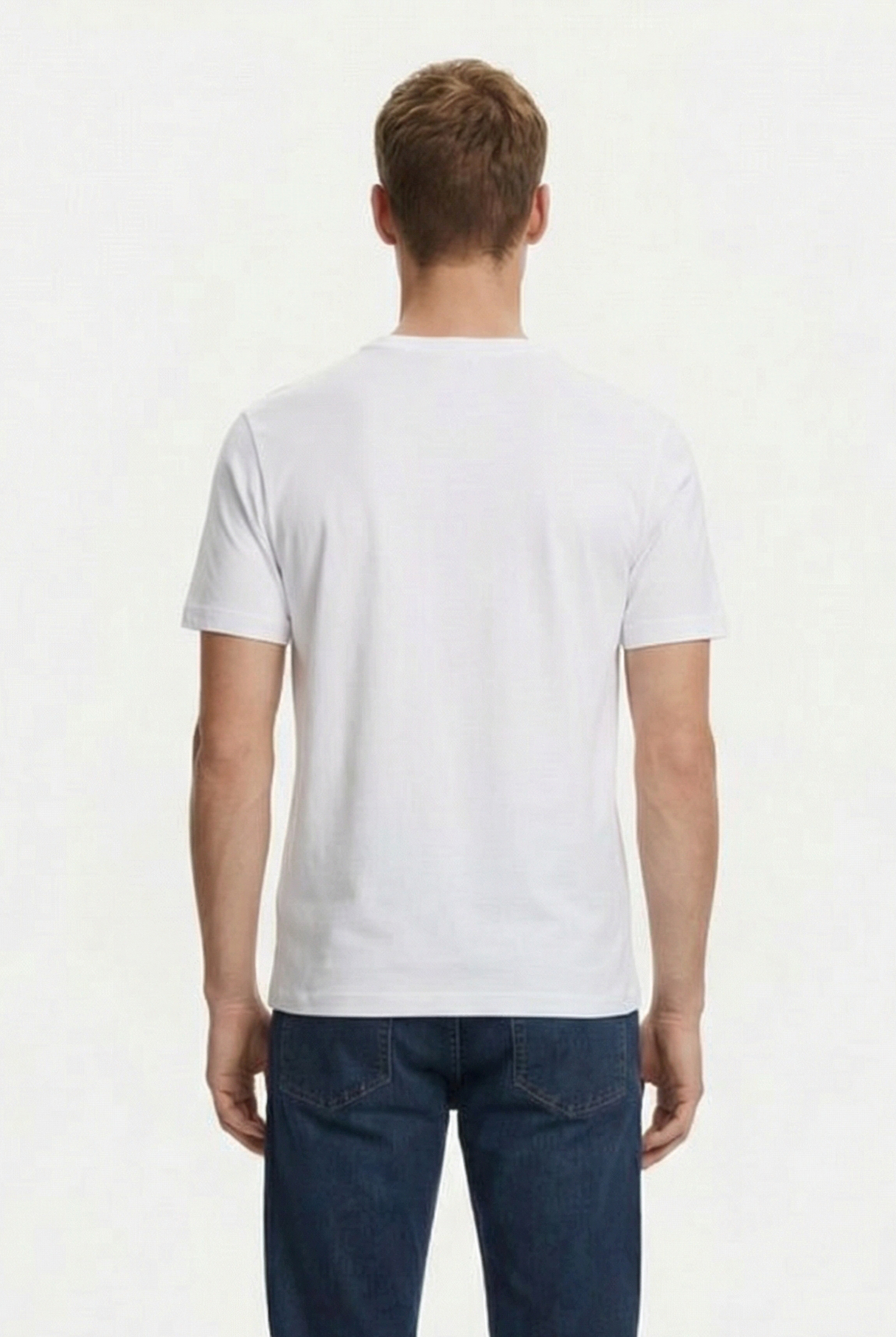 SMOOTH COTTON T-SHIR BRIGHT WHITE 2