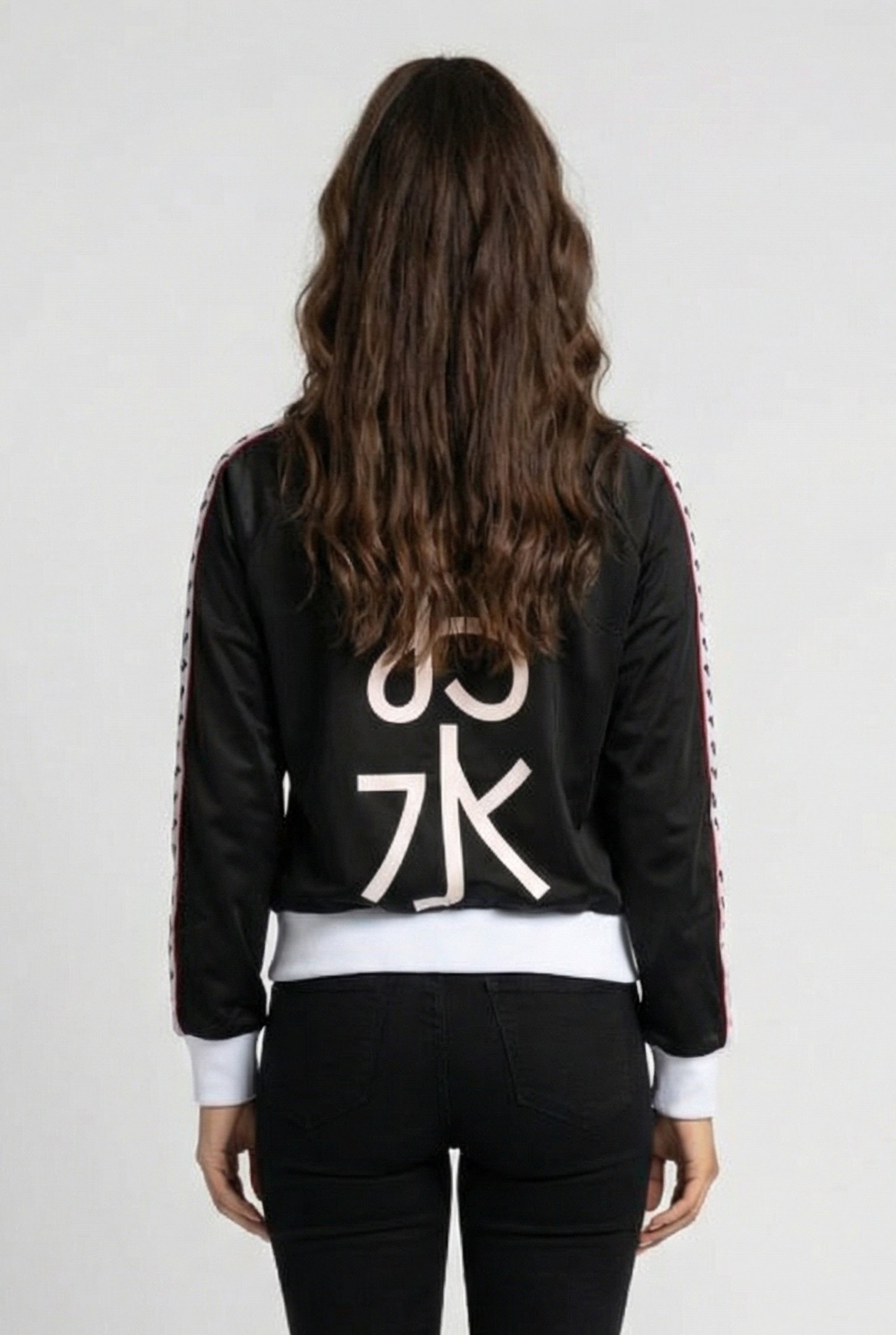 W RELAX IV TEAM JACKET MIZU BLACK WHITE BLACK 2