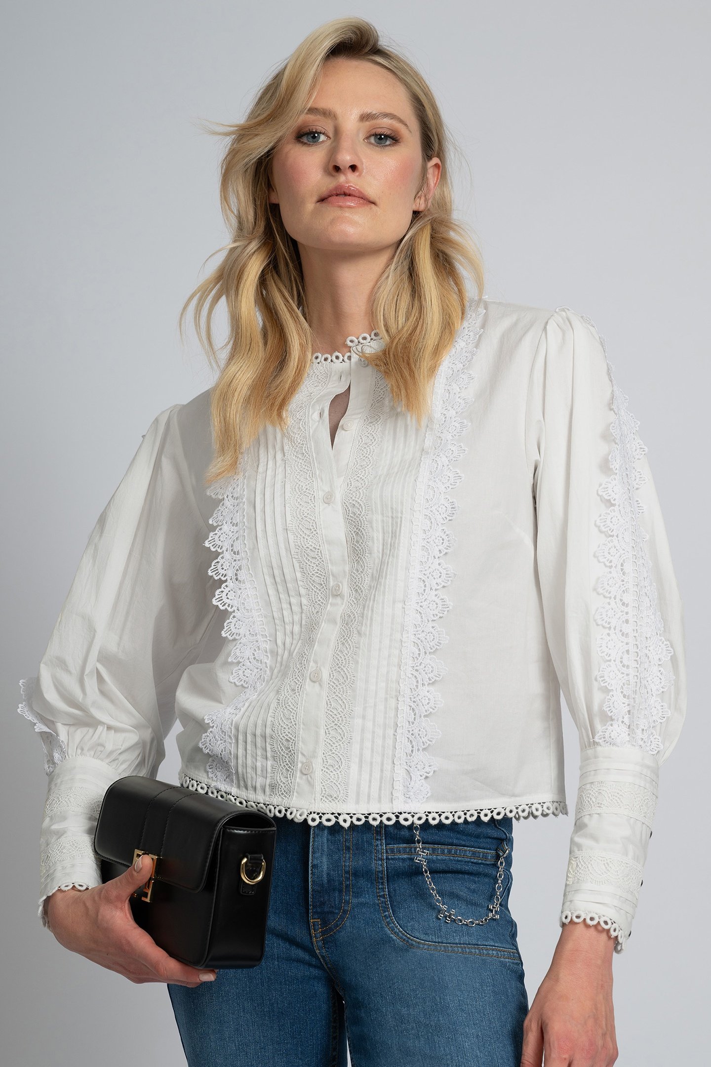 GENEVE BLOUSE STAR WHITE 1