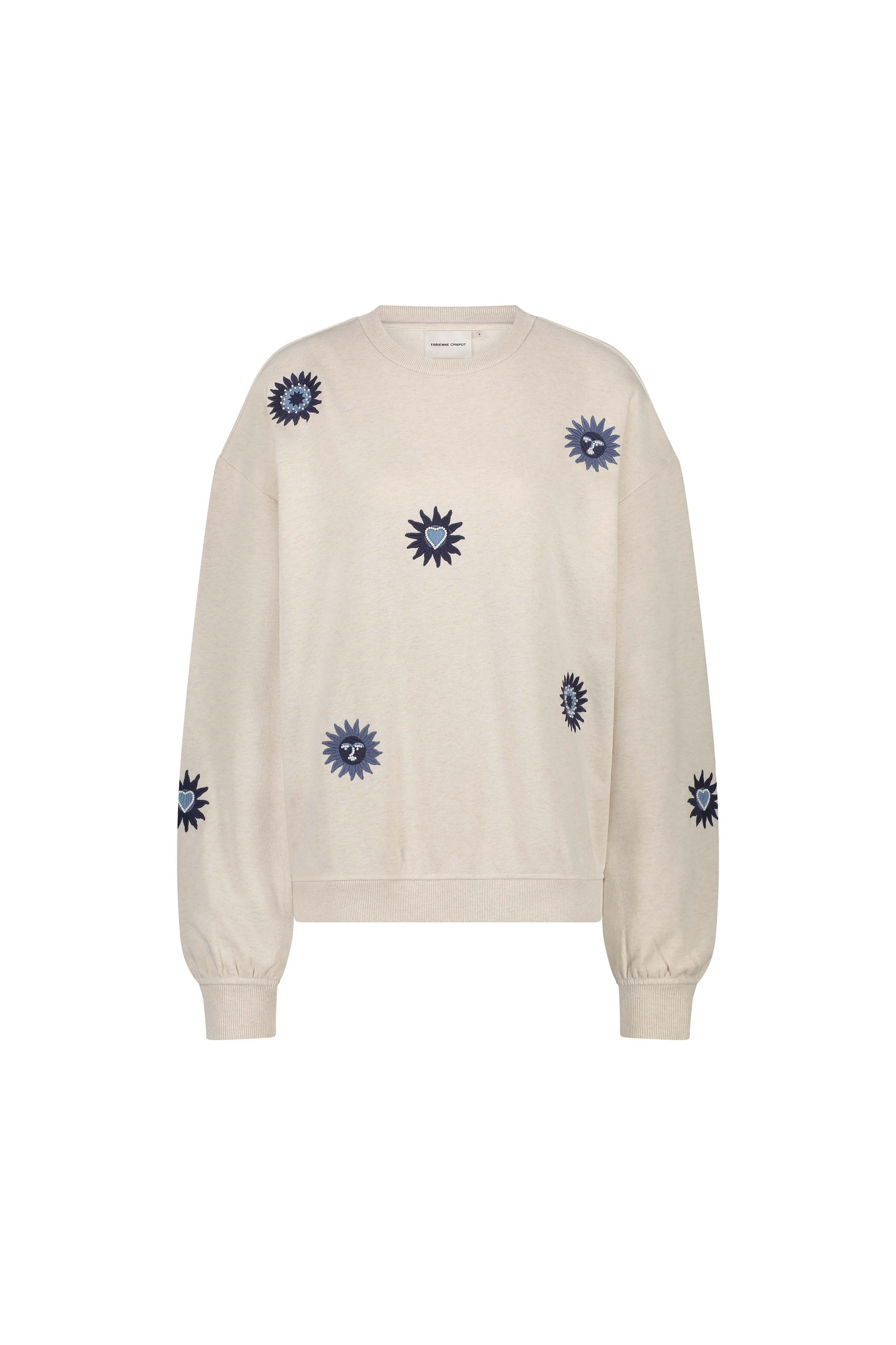 LUNA SWEATER OATMEAL MELANGE 1