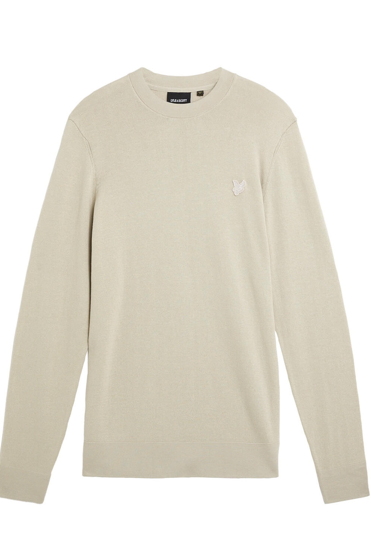 TONAL SUPERFINE CREW NECK JUMPER WILLOW GREY 4