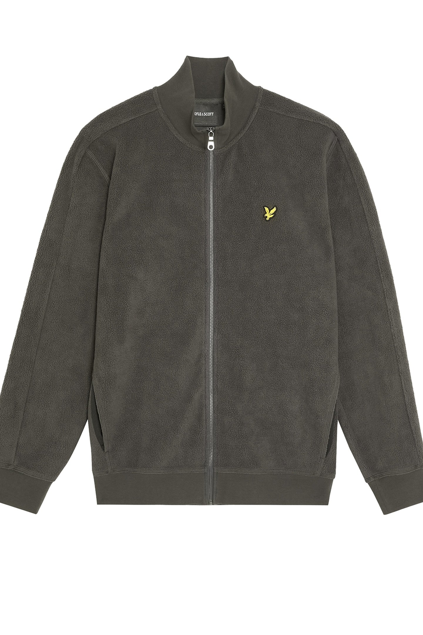 POLAR FLEECE TRACK JACKET CHARCOAL MARL 4