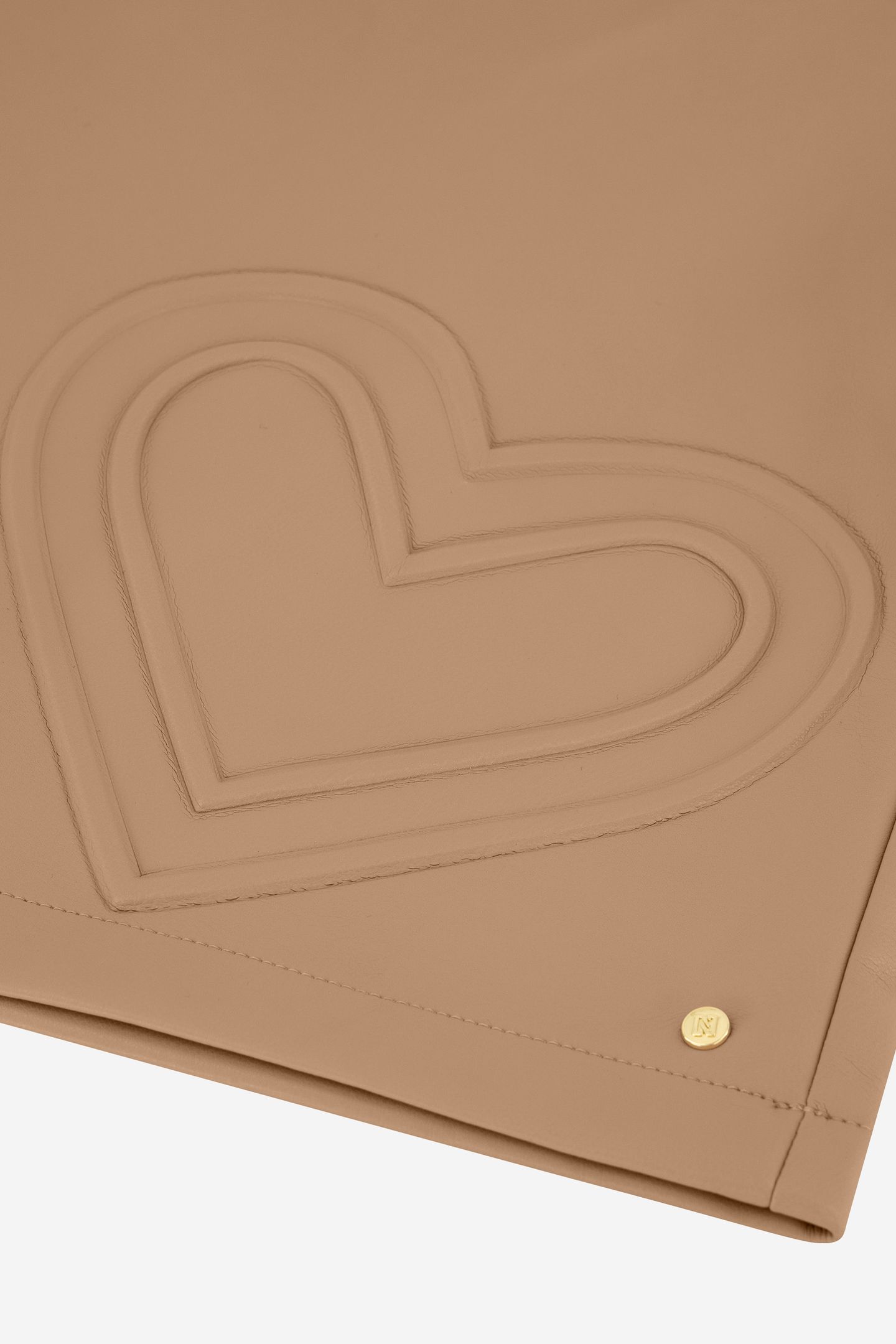 ILEVIO PU SKORT CARAMEL 5