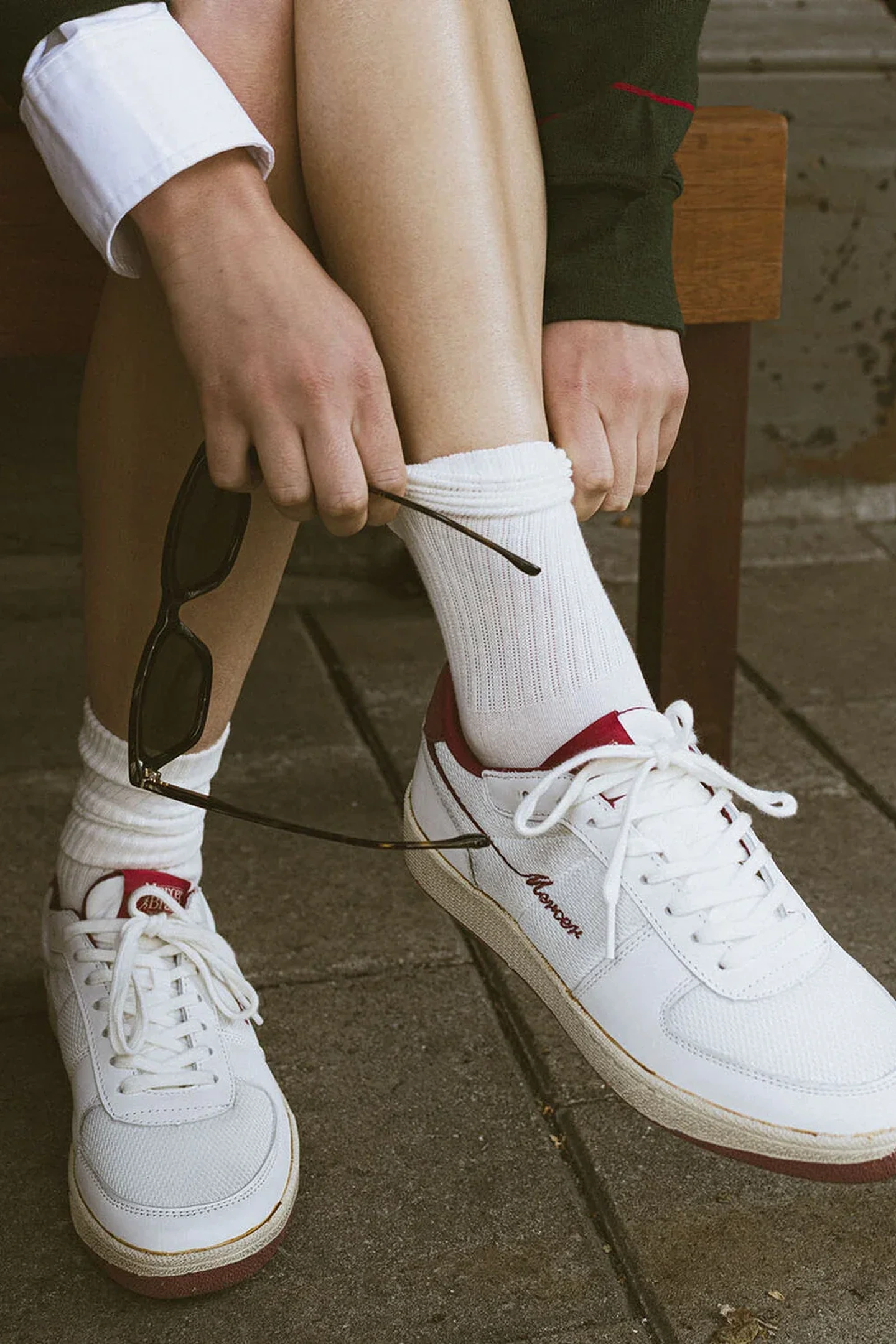 THE RE-TENNIS 1970 WHITE/RED 3