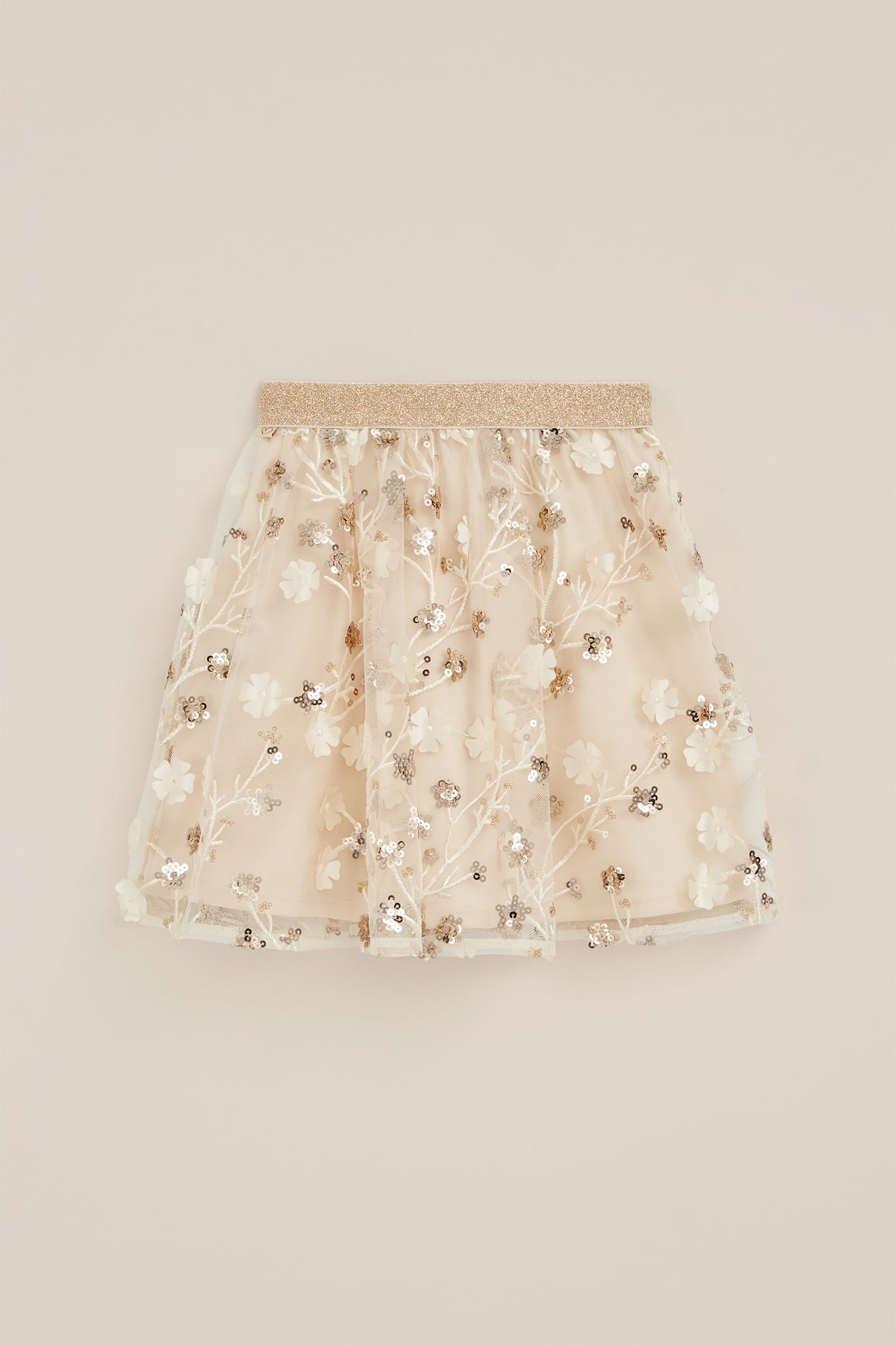 SKIRT MINI LENGTH BEIGE 3