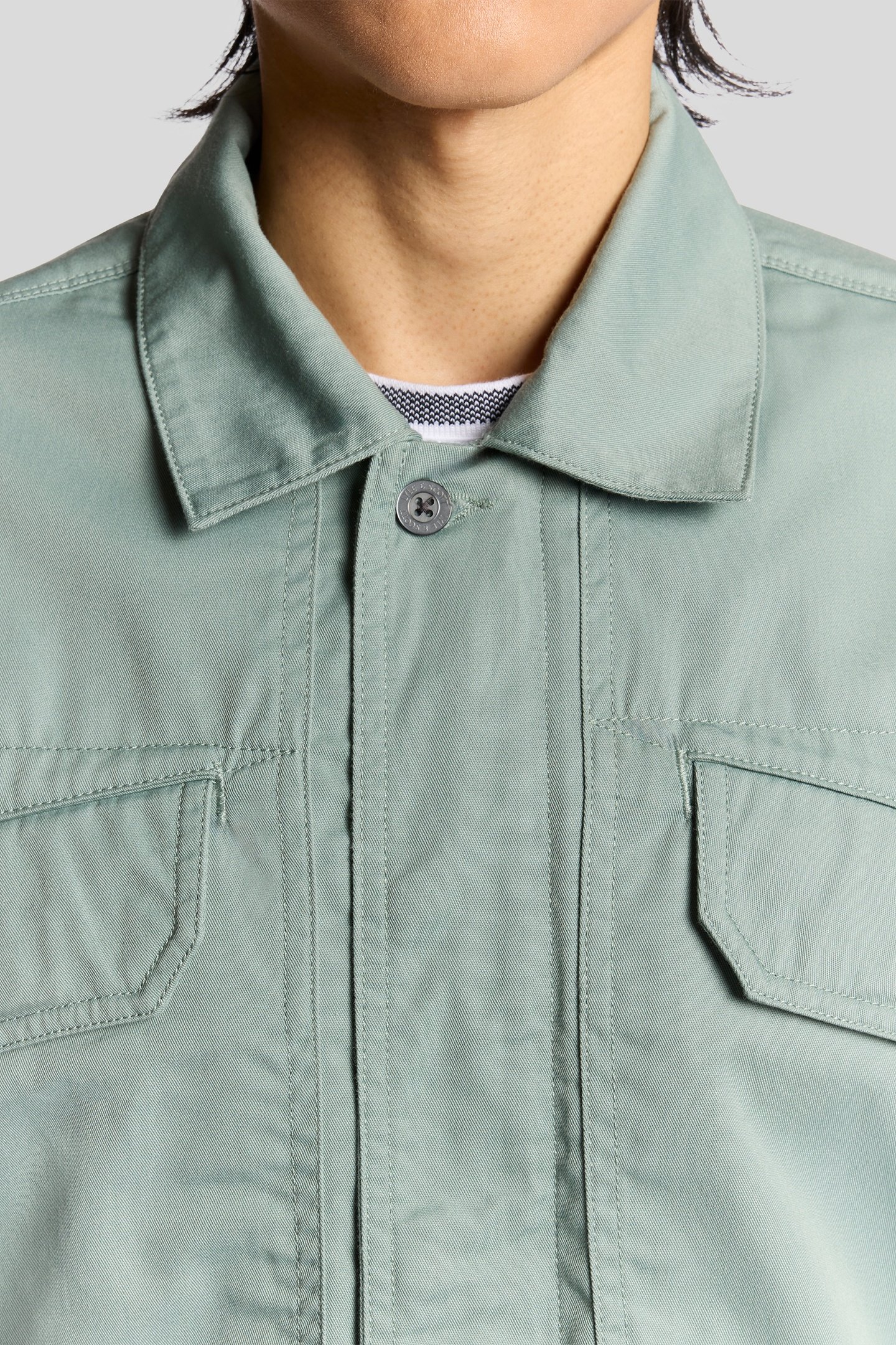 MULTI POCKET OVERSHIRT COLD MINT 4