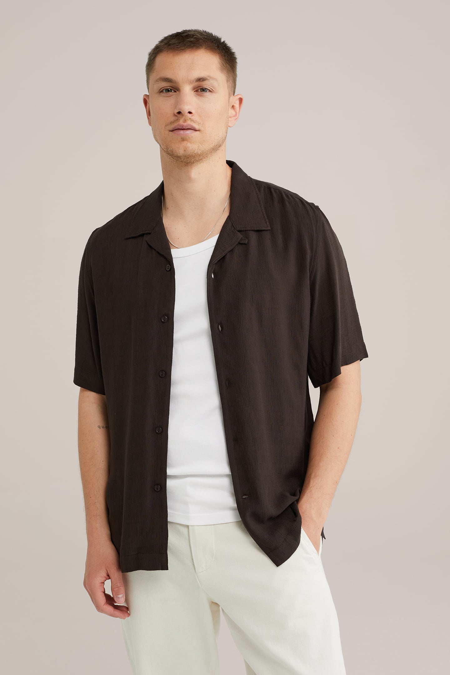 SHIRT DARK BROWN 10
