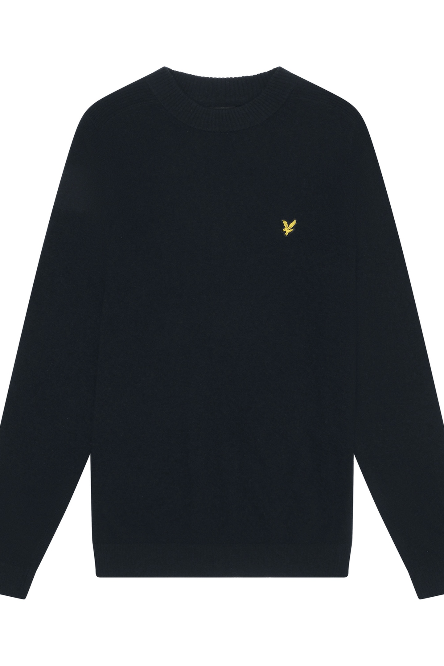 LAMBSWOOL BLEND MOCK NECK JUMPER DARK NAVY 4