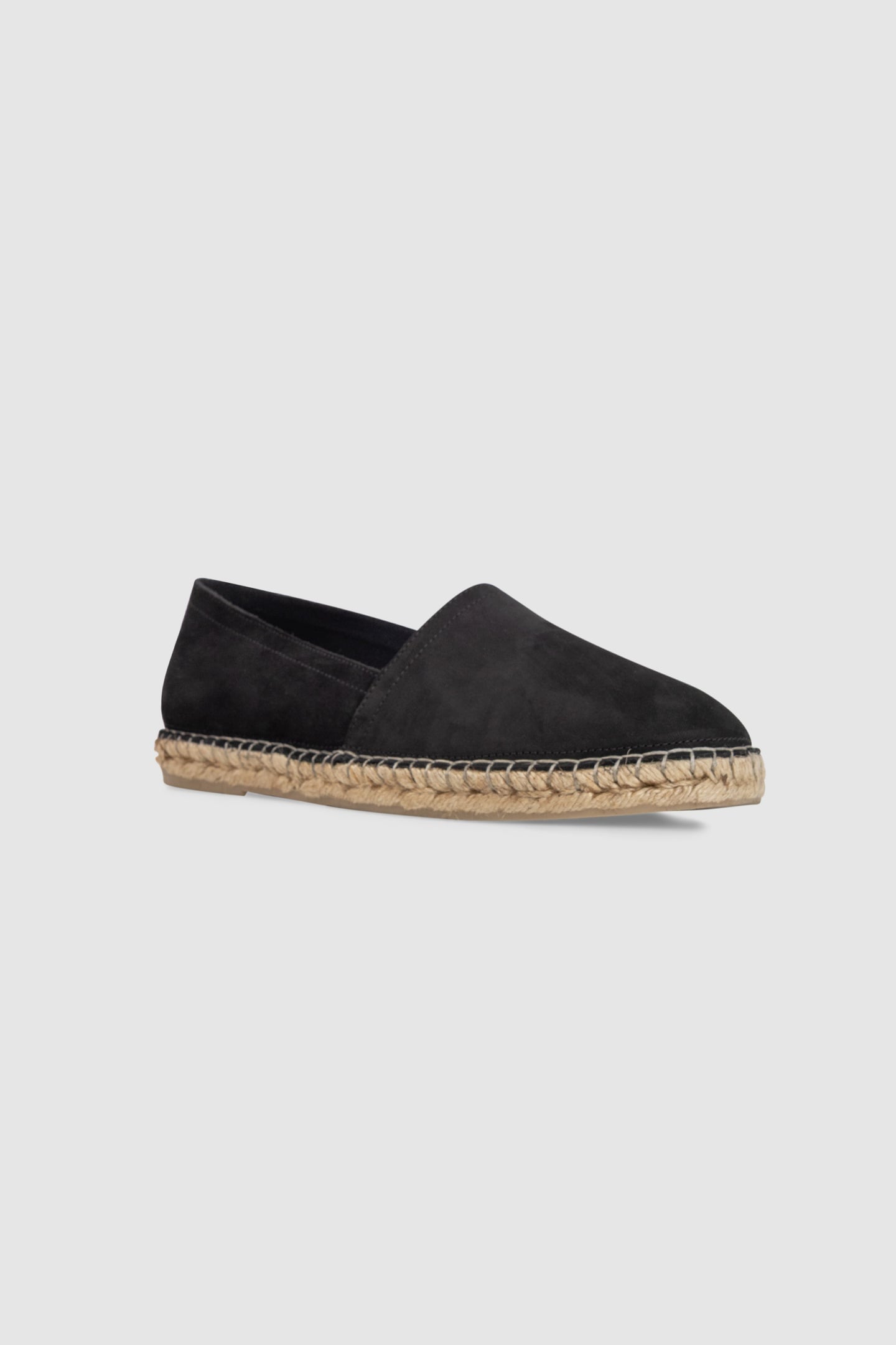 BLACK SUEDE ESPADRILLES 2
