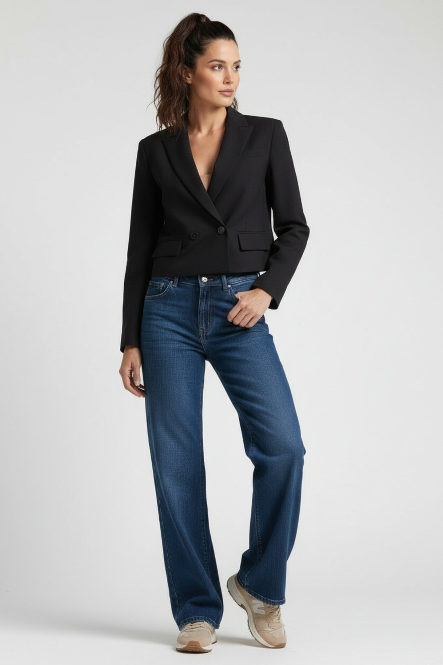 FITTED BLAZER BLACK 1