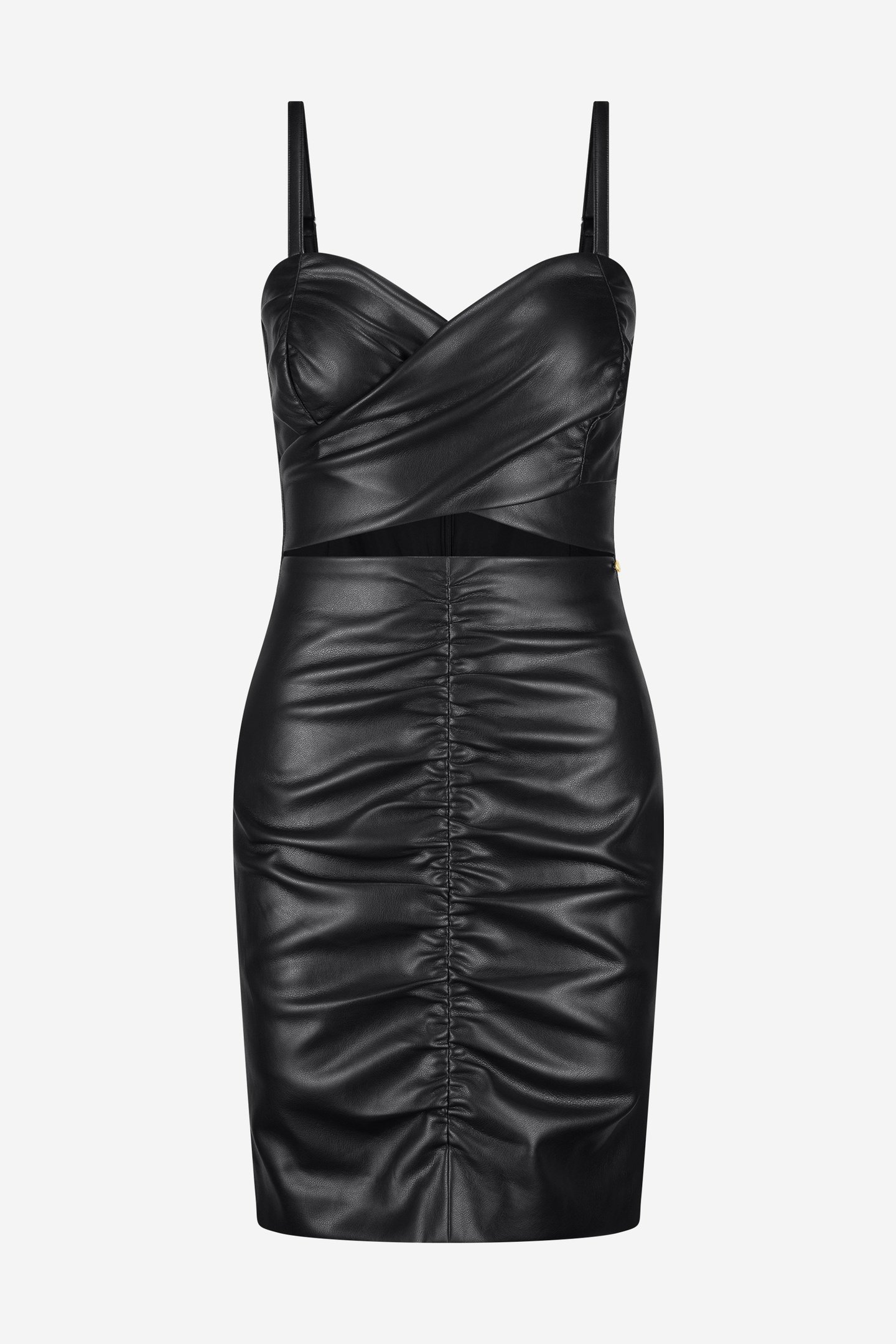 ILEVIO PU DRESS BLACK 3