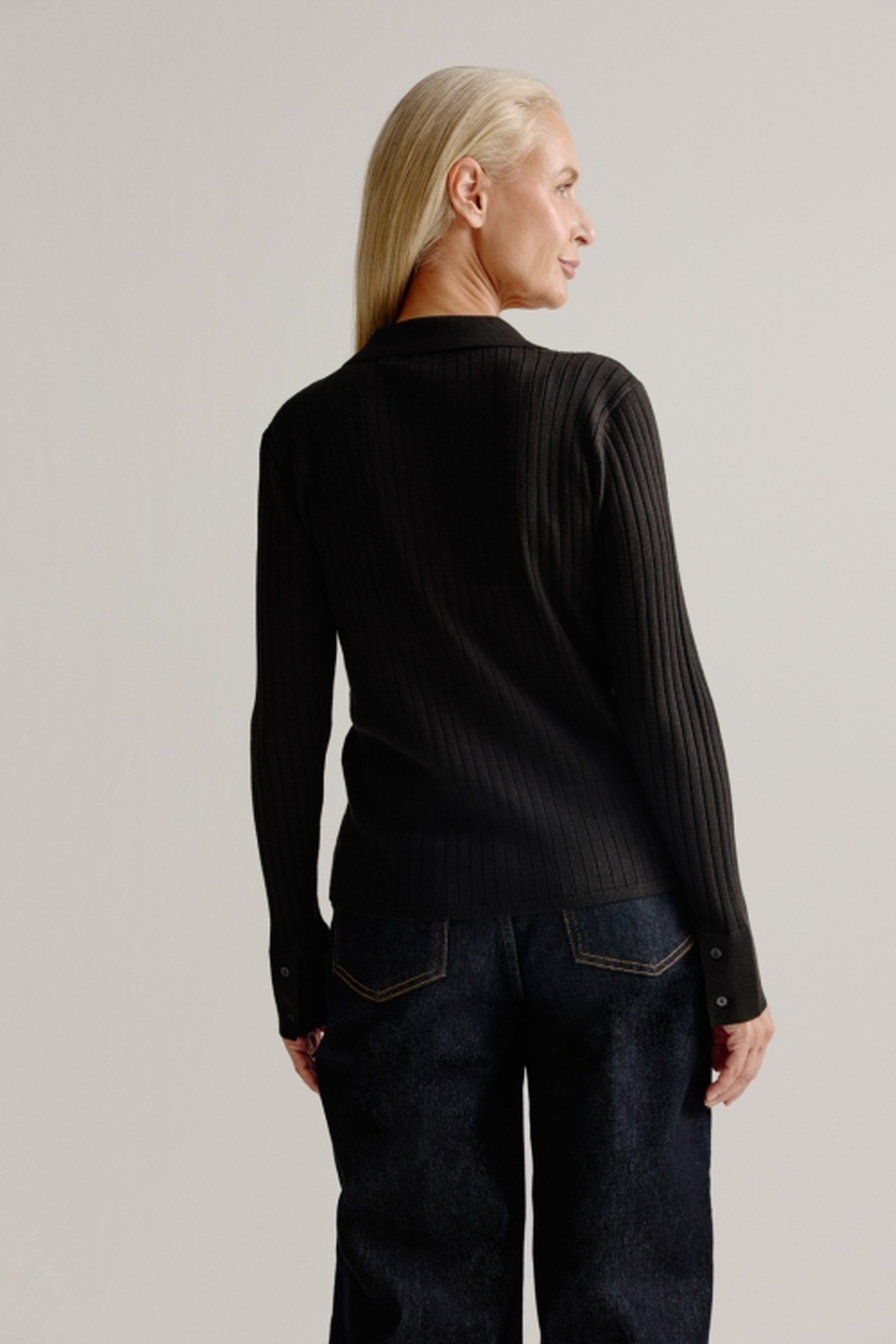 LILA CARDIGAN BLACK 3