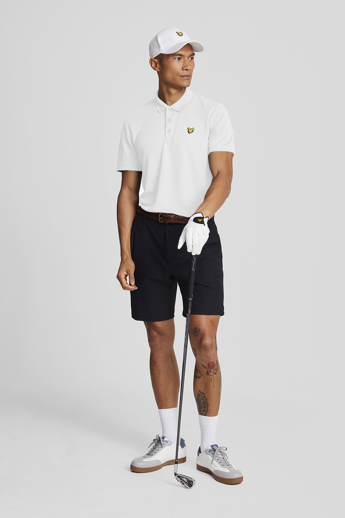 GOLF TECH POLO SHIRT WHITE 1