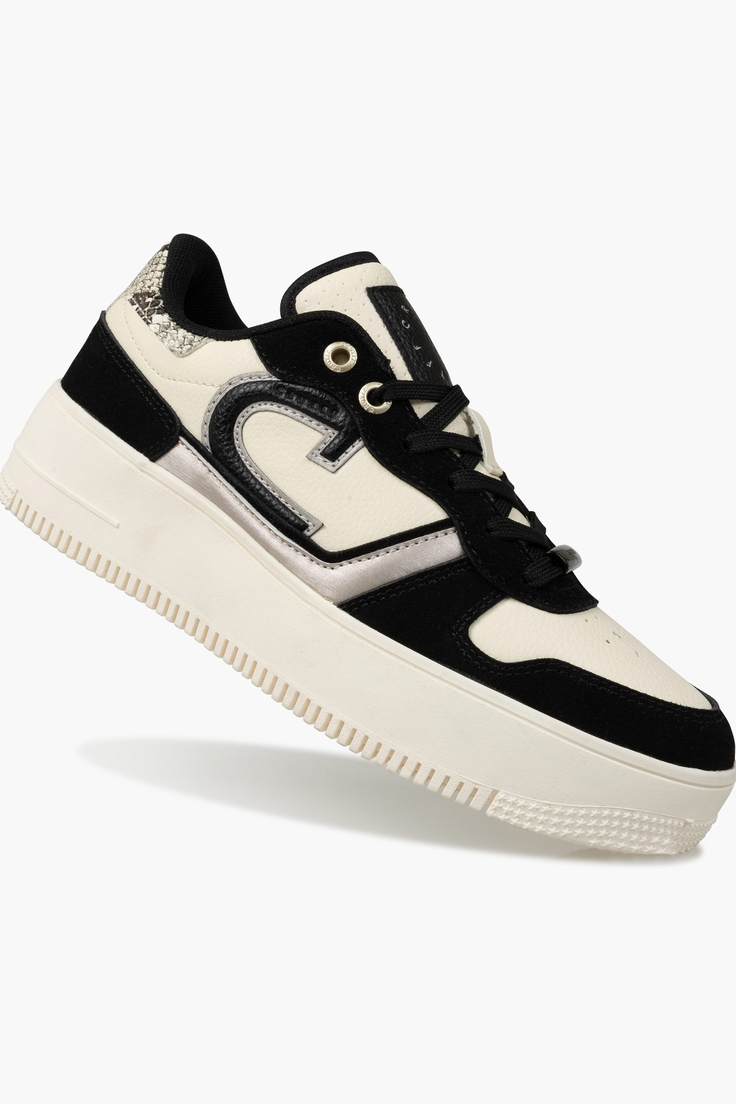 CAMPO LOW _ TALL - FINE LIZZARD/SUEDE BLACK/BROWN 6