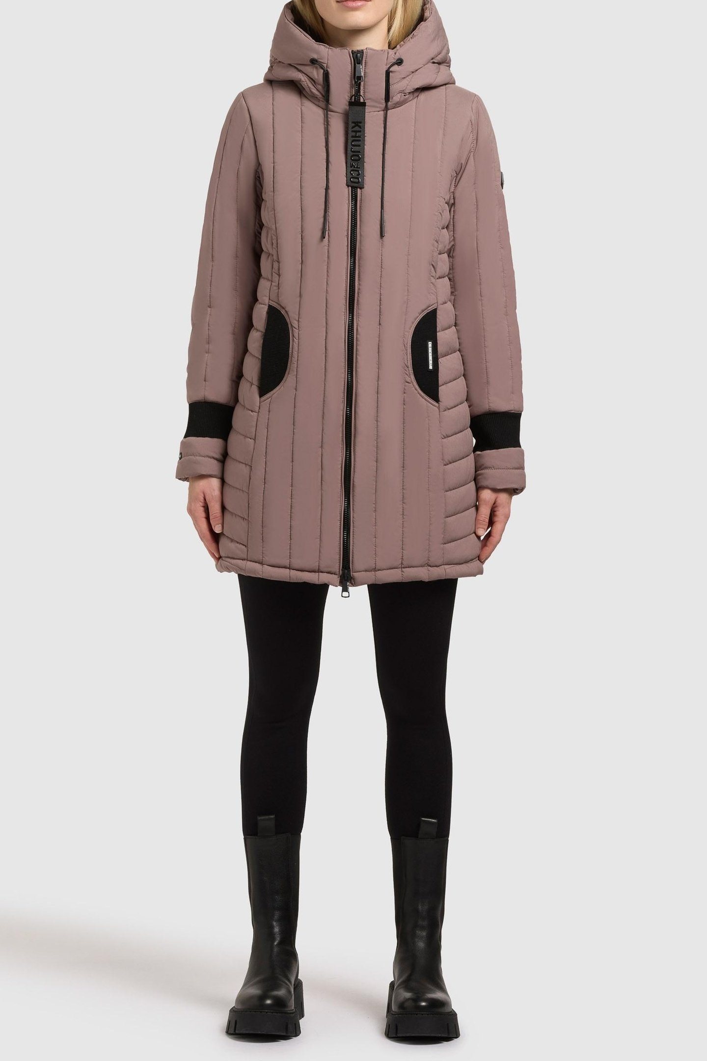 JERRY NEO COAT TAUPE 1