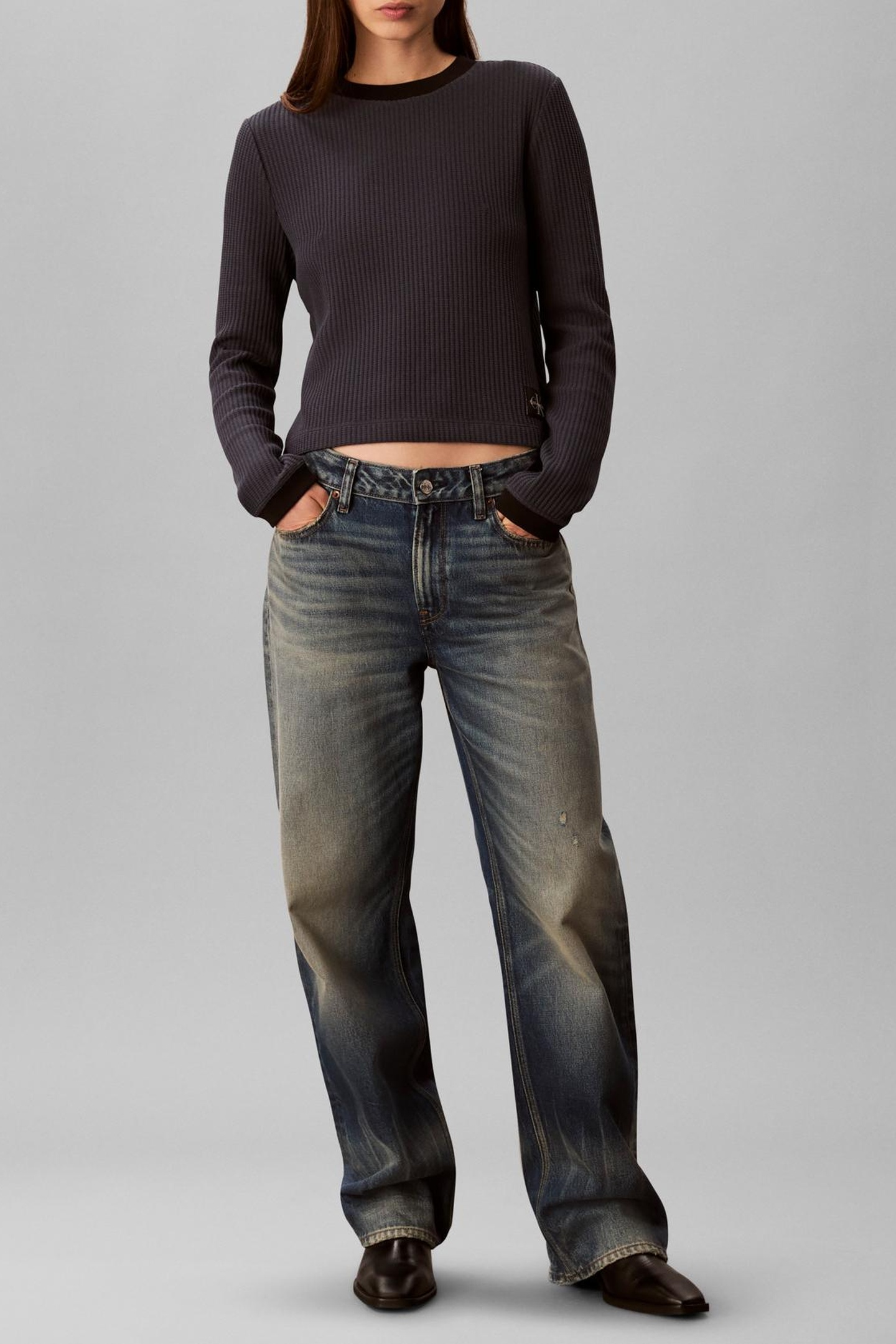 LS WAFFLE TEE INKWELL 2