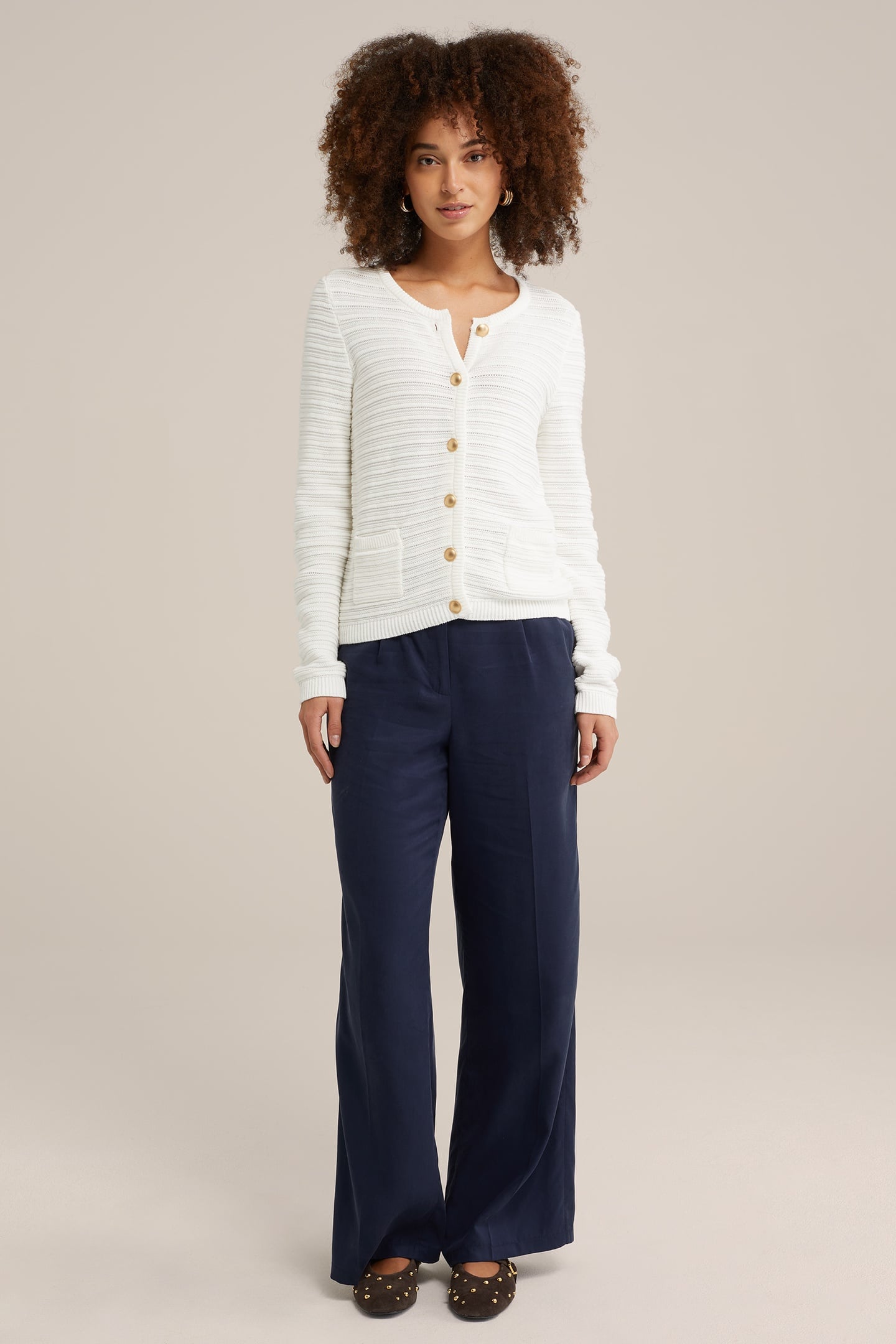 KNITTED CARDIGAN OFF-WHITE 9