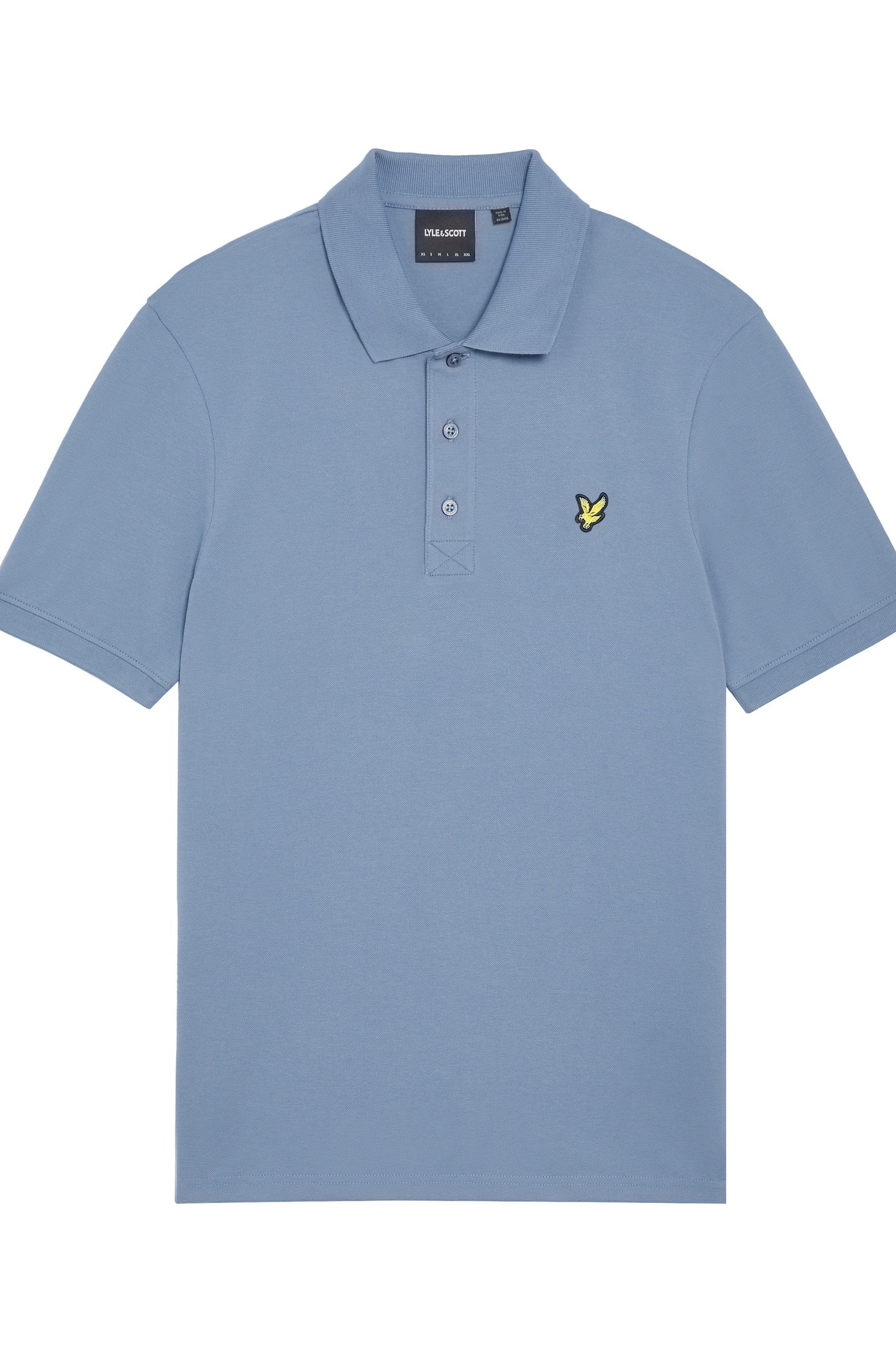 PLAIN POLO SHIRT OCEAN SKY 4