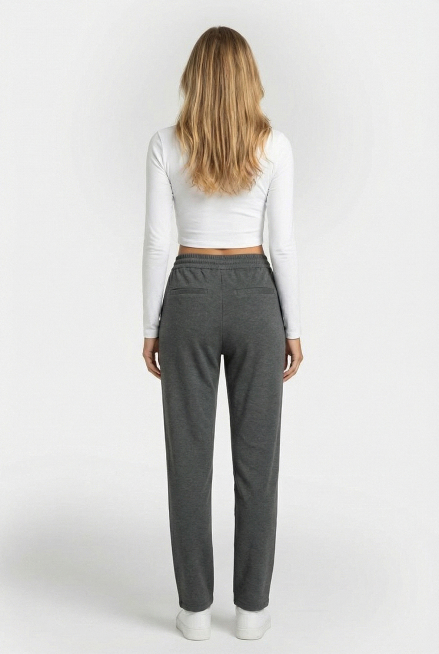 S.OLIVER PANT GREY/BLACK 2