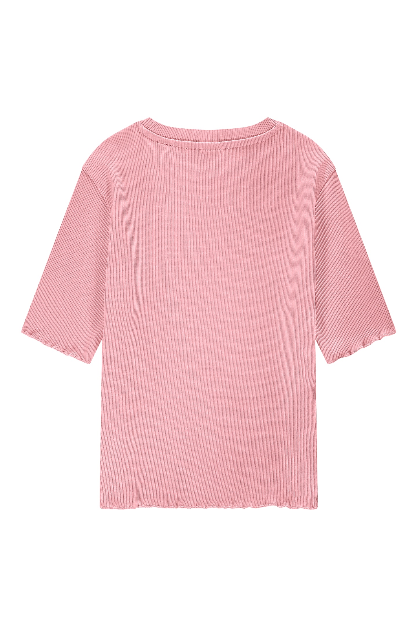 SYLVIA RIB TOP MISTY ROSE 1