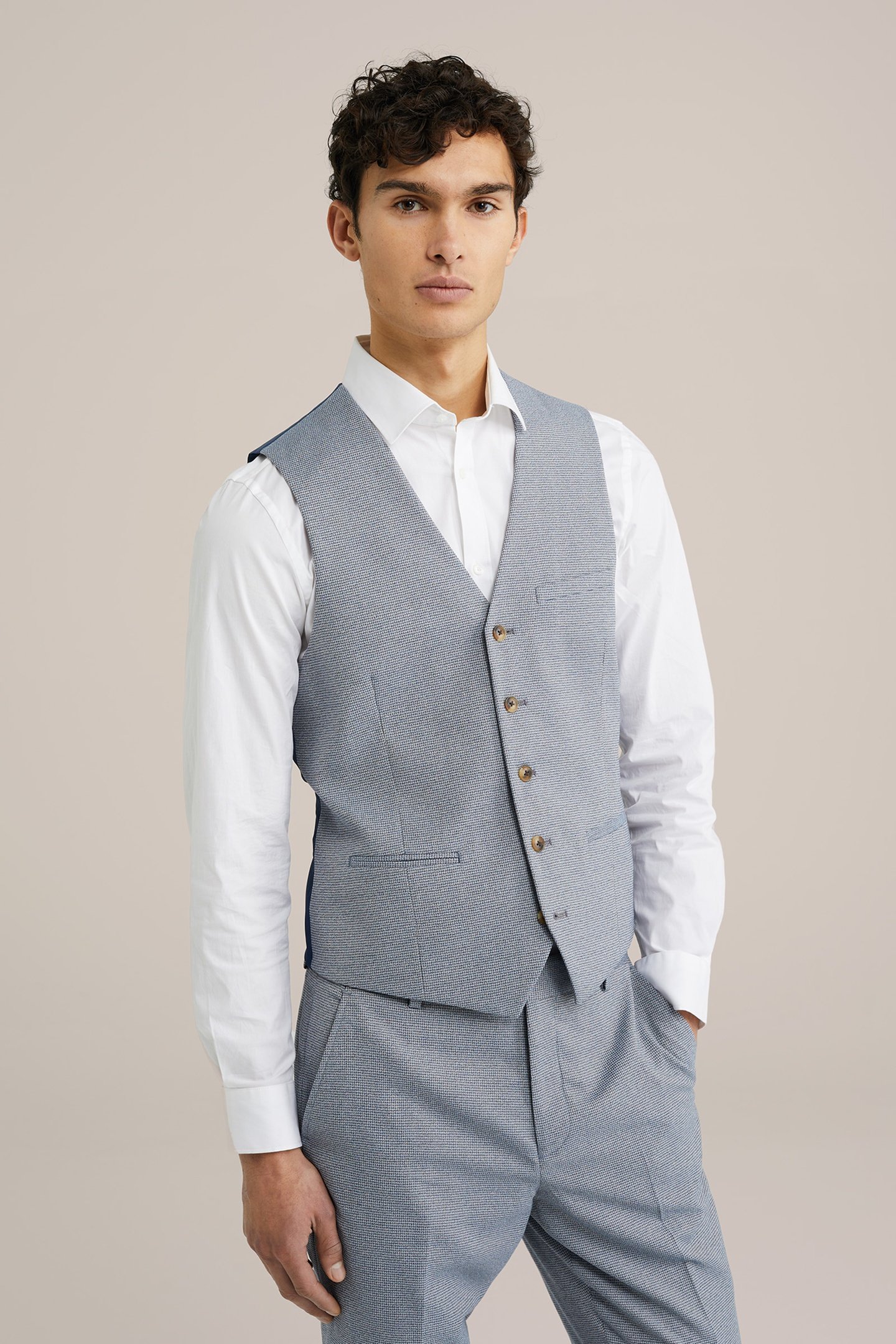 WAISTCOAT GREYISH BLUE 9