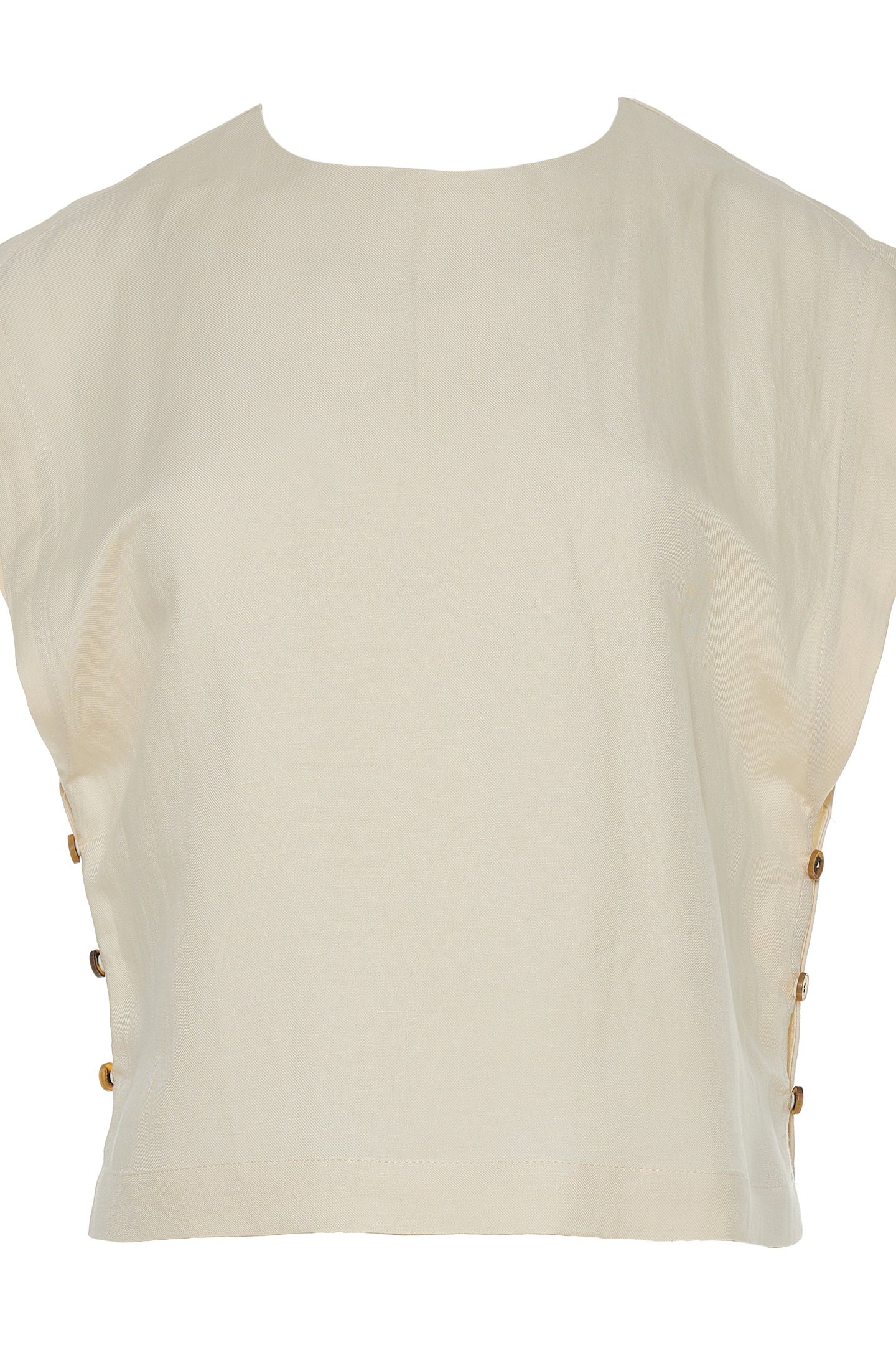 AGAPI BLOUSE LINO ECRU 2