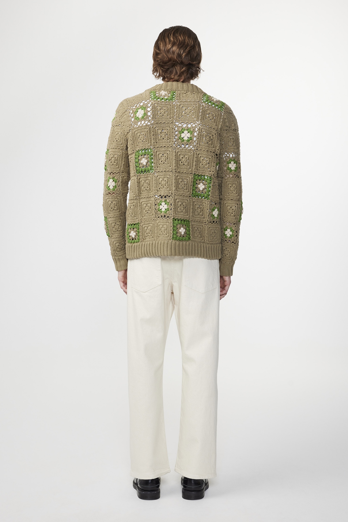 NATE CARDIGAN 6603 KHAKI BEIGE 3