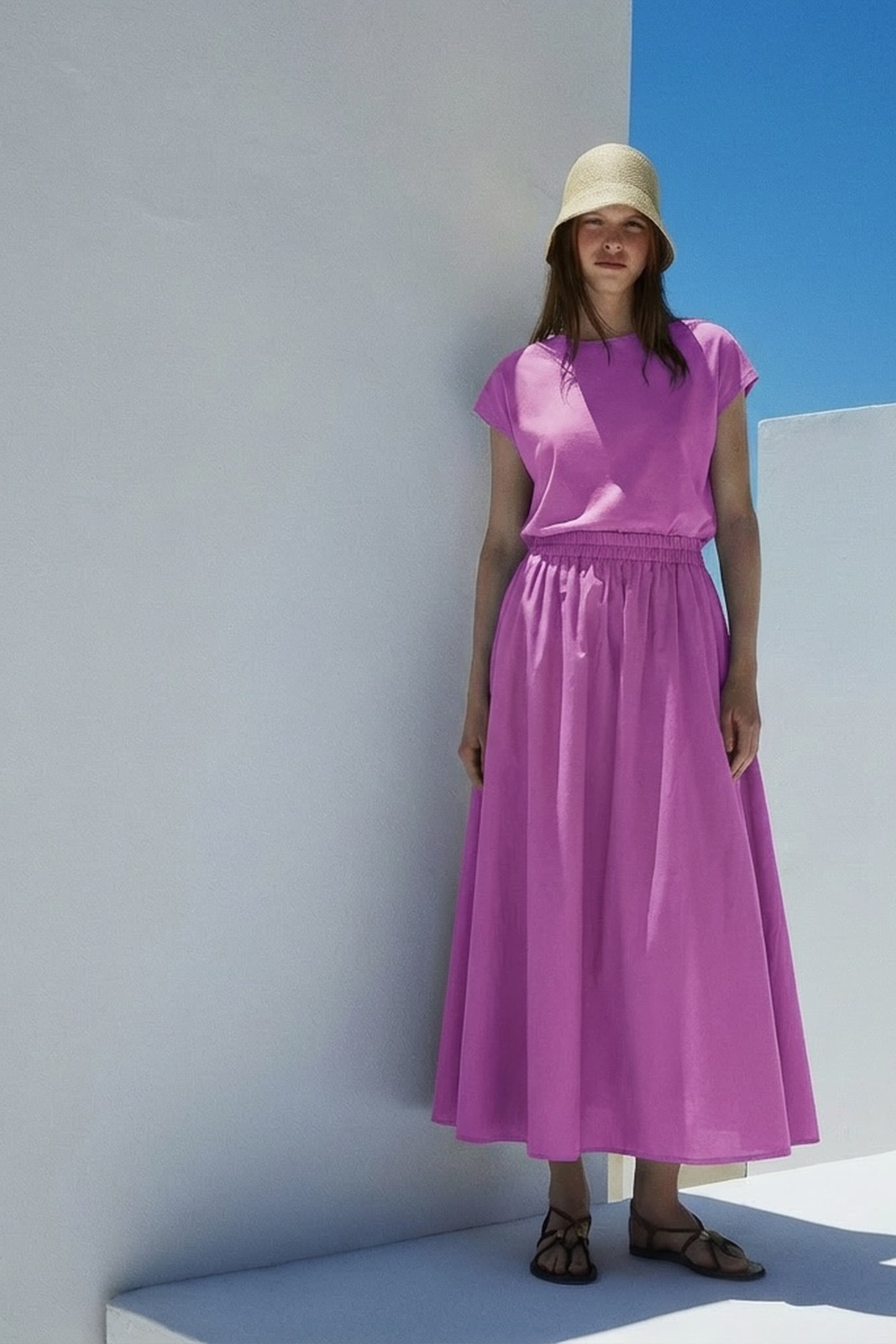 LOKI BLOUSE POPLINE VIOLET 3