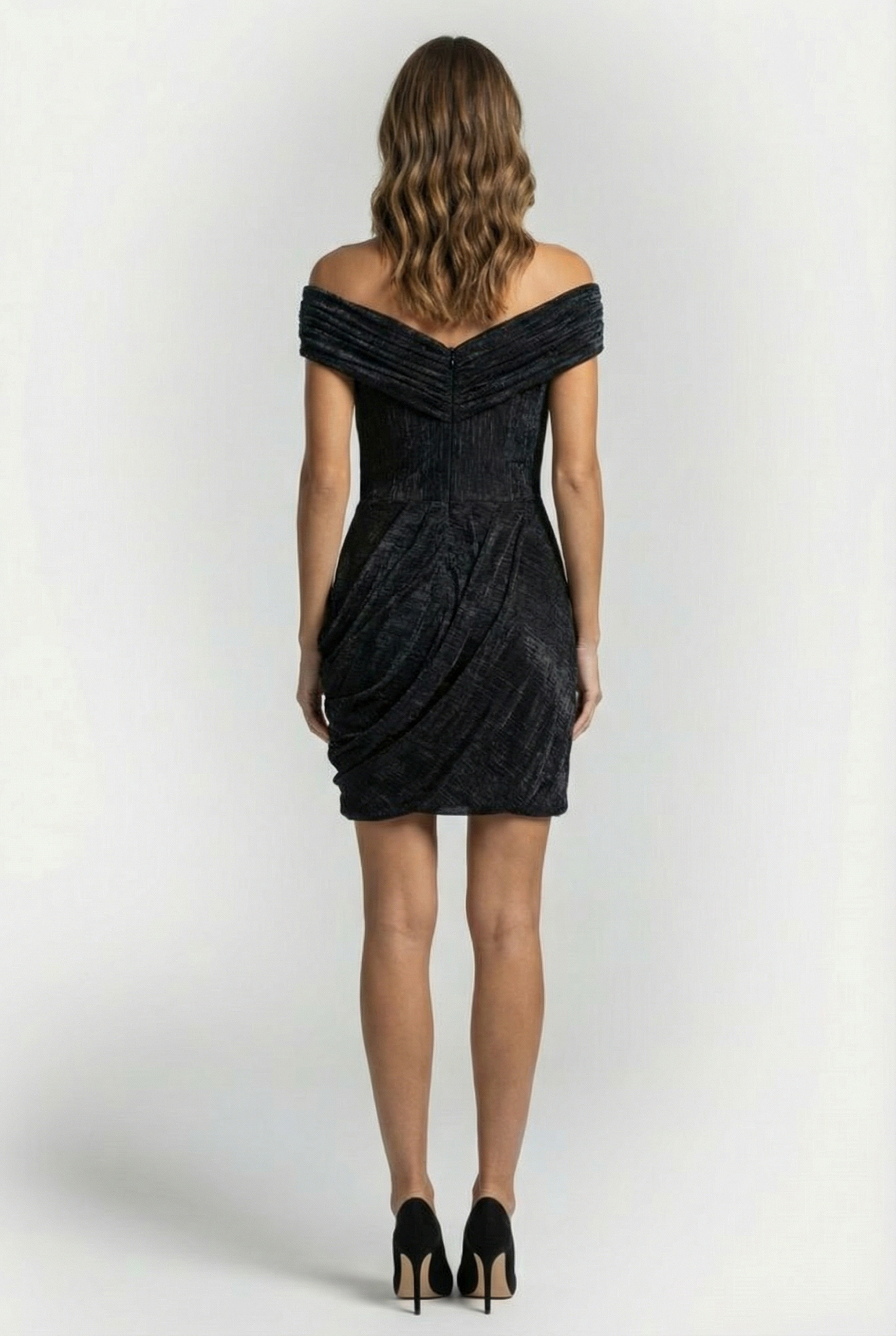 DILIE DRESS BLACK LUREX 2