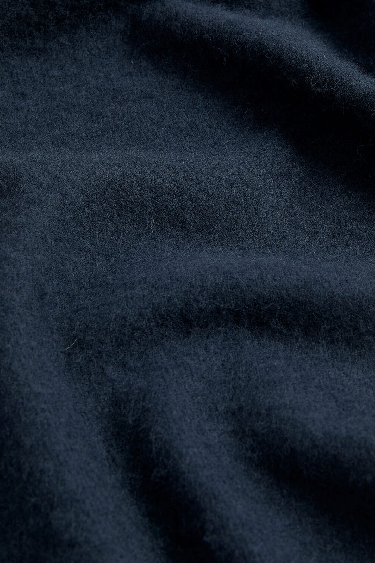 PLAIN LAMBSWOOL SCARF DARK NAVY 3