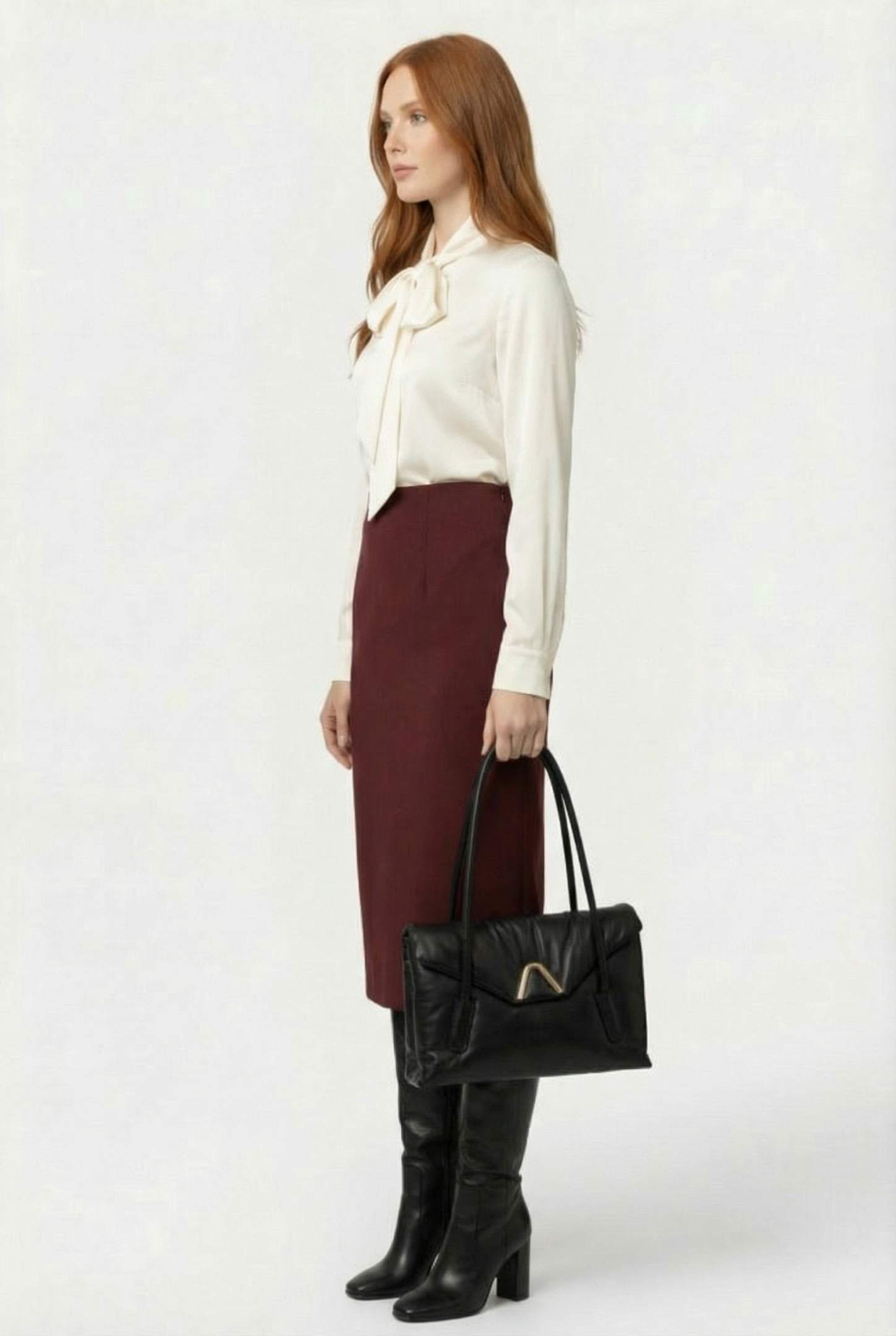 SHOULDER BAG IN PUFFY SMOOTH LEATHER 2