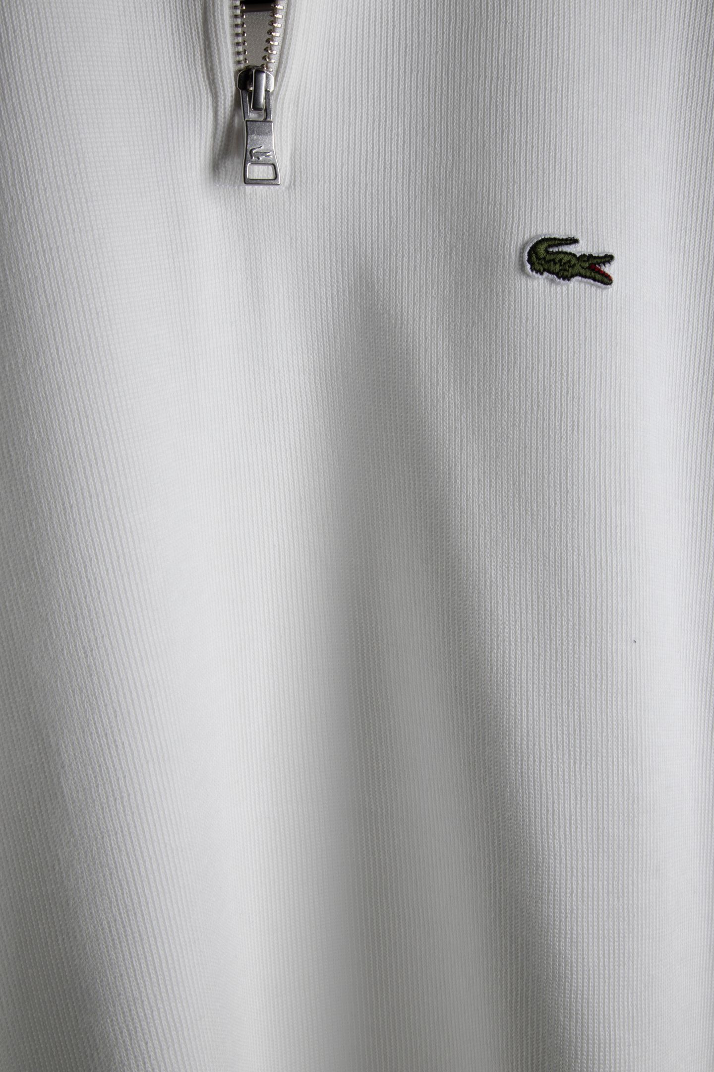 ZIP-UP HIGH NECK INTERLOCK SWEATSHIRT FLOUR 4