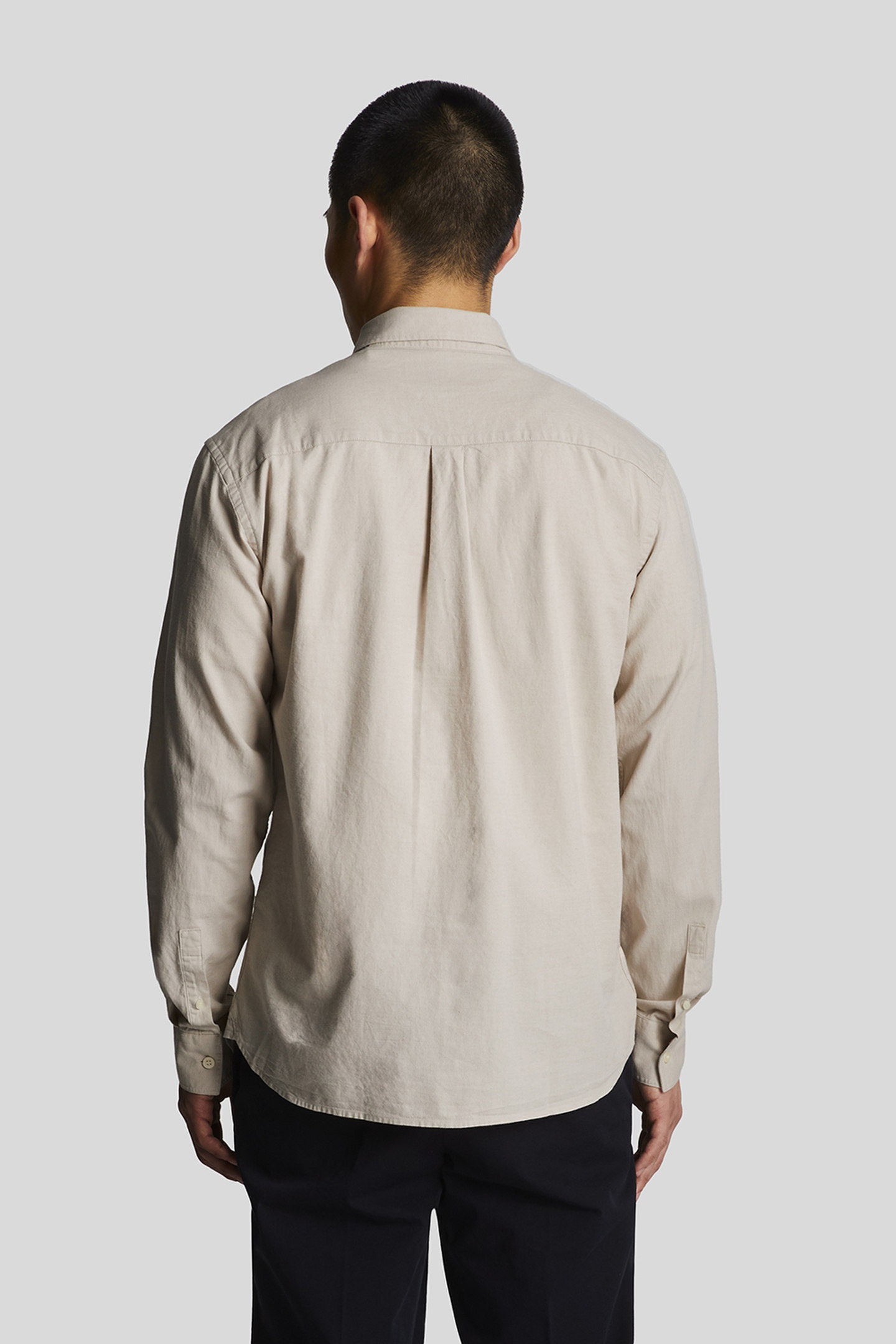 COTTON LINEN BUTTON DOWN SHIRT COVE 3