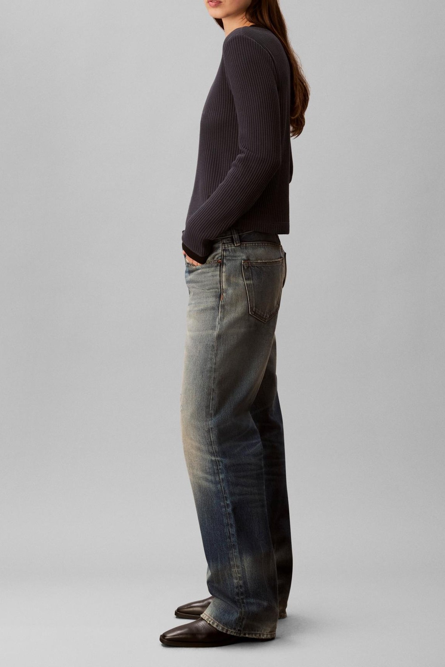 LS WAFFLE TEE INKWELL 3