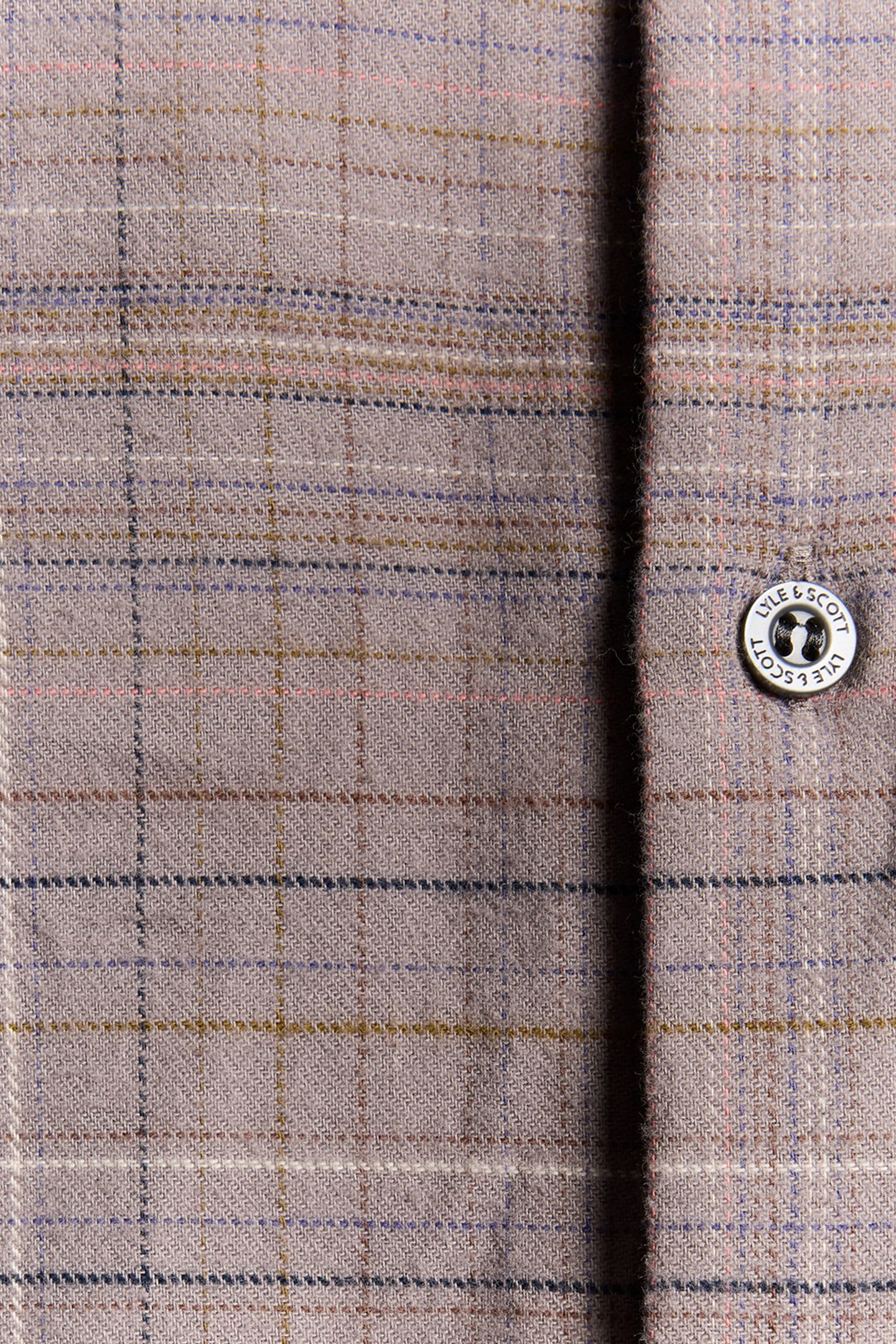 CHECKED FLANNEL SHIRT GULL GREY/BOTTLE BROWN 4