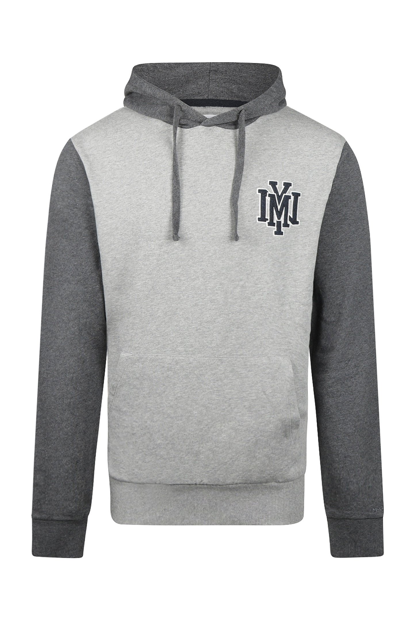 NY COLOURBLOCK HOODY MCGREGOR MEDIUM GREY MELANGE 1