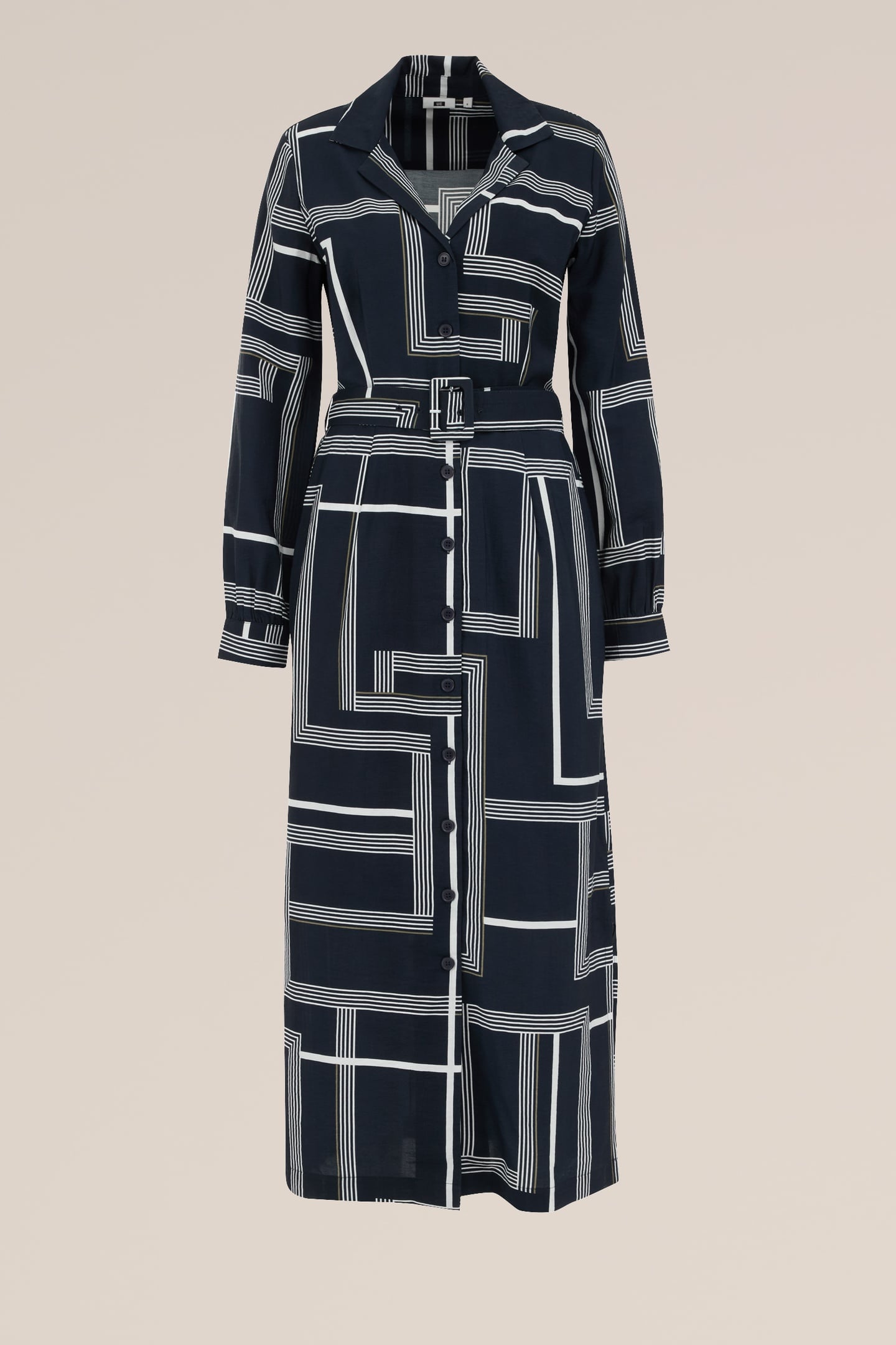 DRESS MID LENGTH NAVY BLUE 12