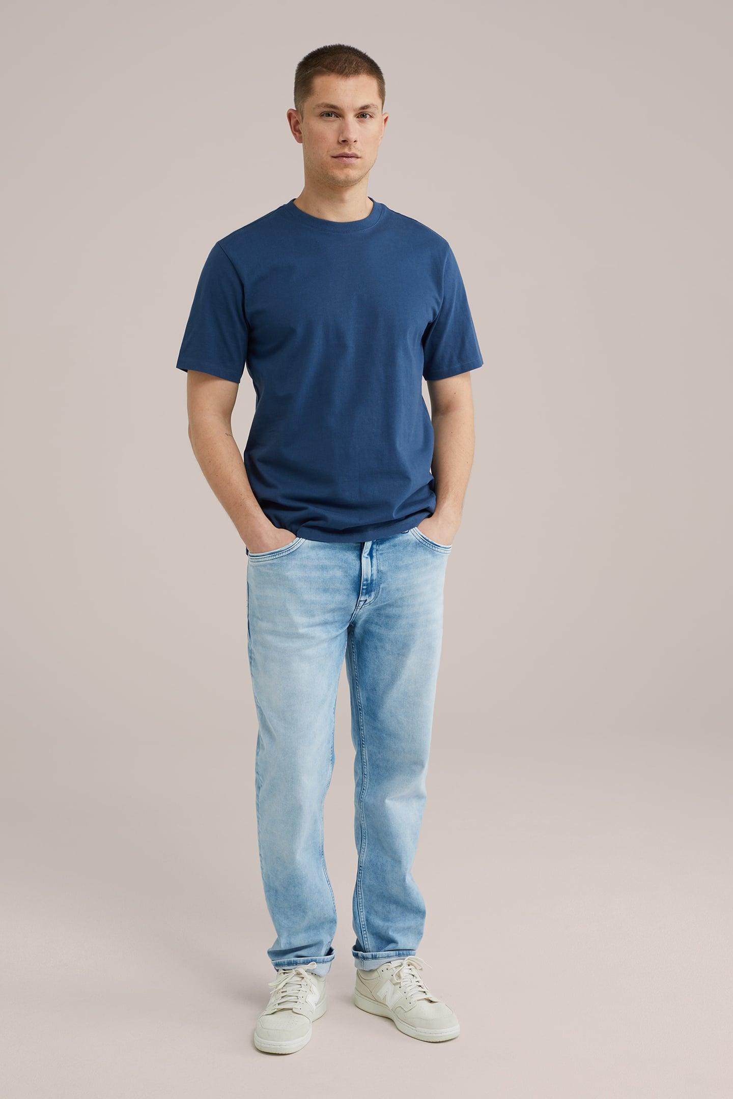 5-POCKET MID WAIST LIGHT BLUE 7